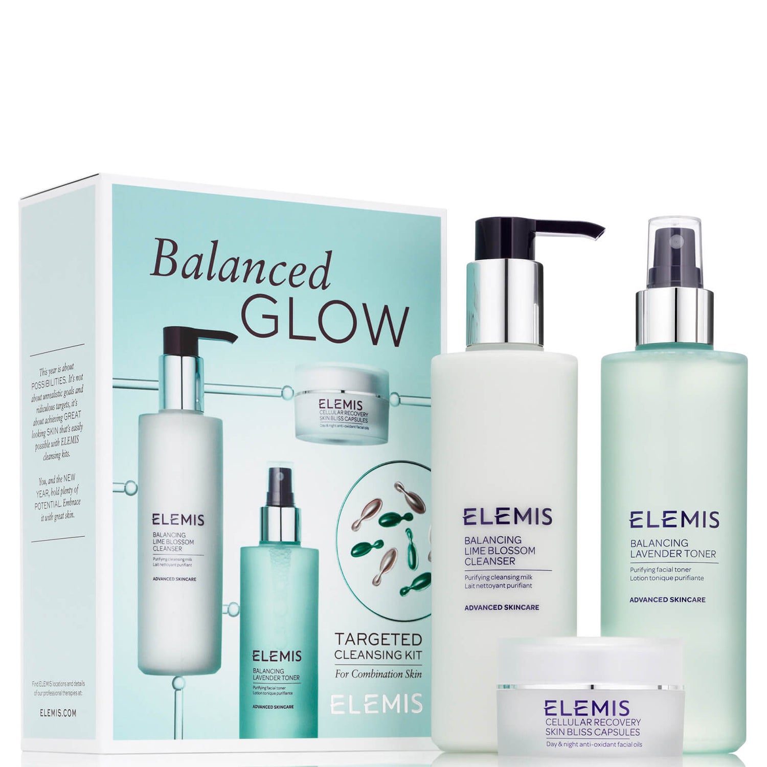 Elemis Balanced Glow Cleansing Kit (Worth £62.00)