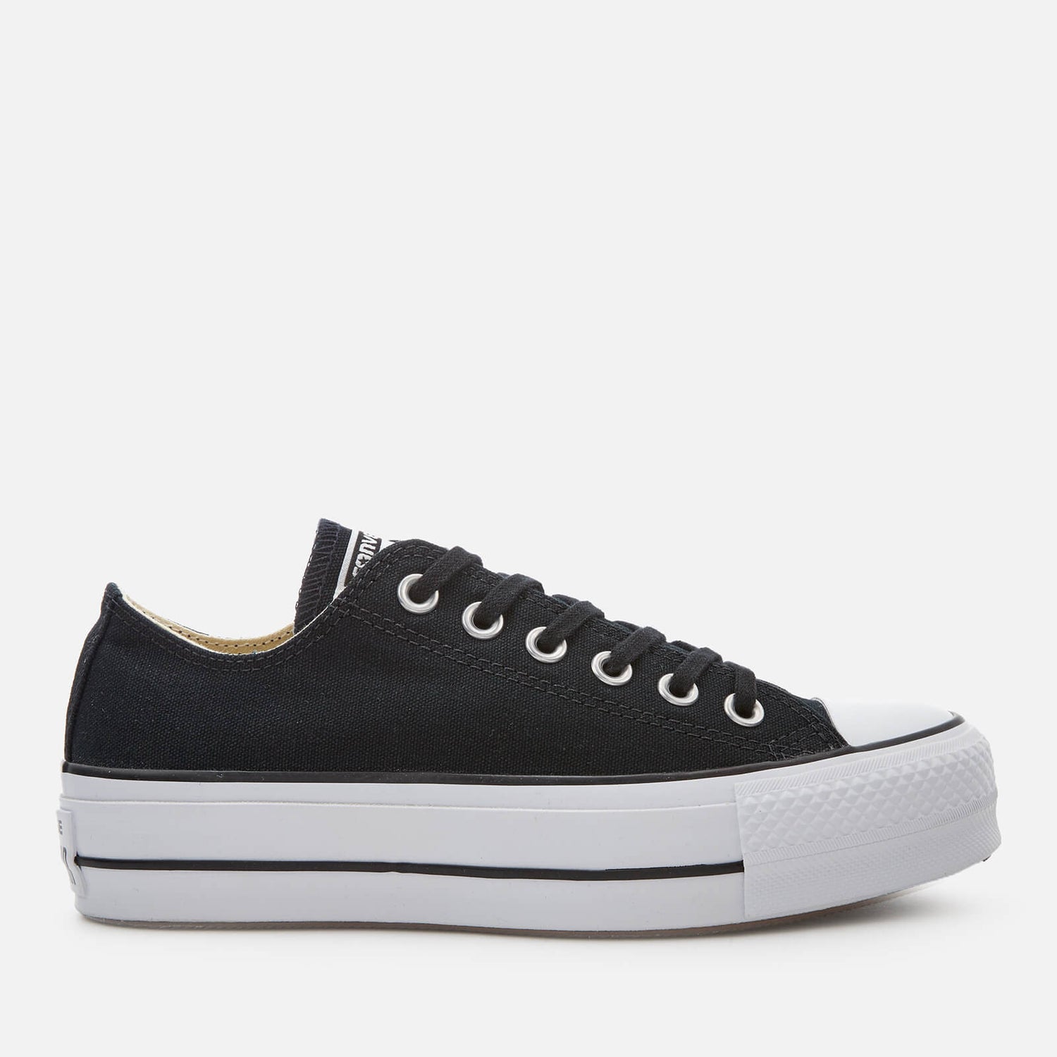 Converse Women's Chuck Taylor All Star Lift Ox Trainers - Black/White/White - UK 3