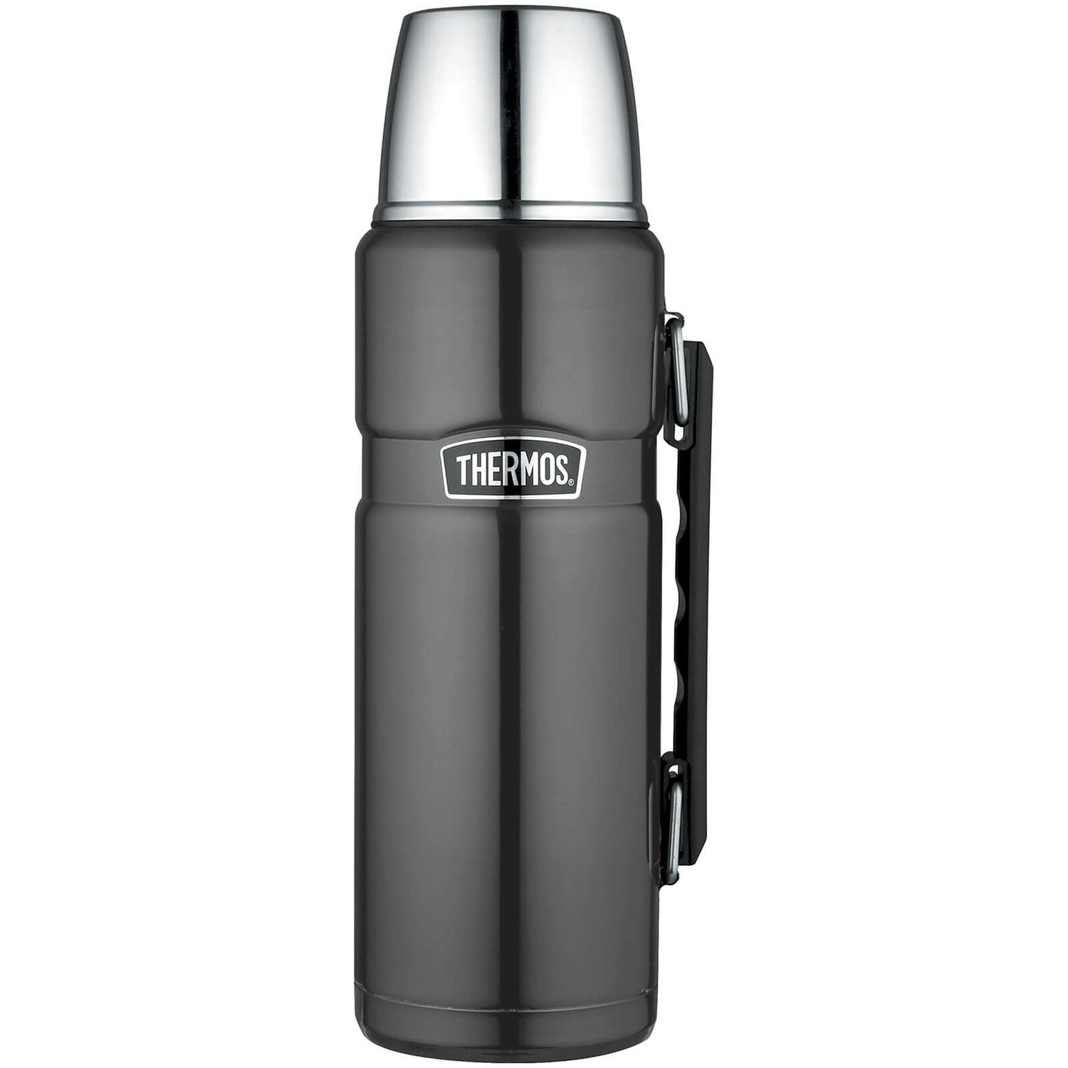 Thermos Stainless King Flask - Gun Metal 1.2L