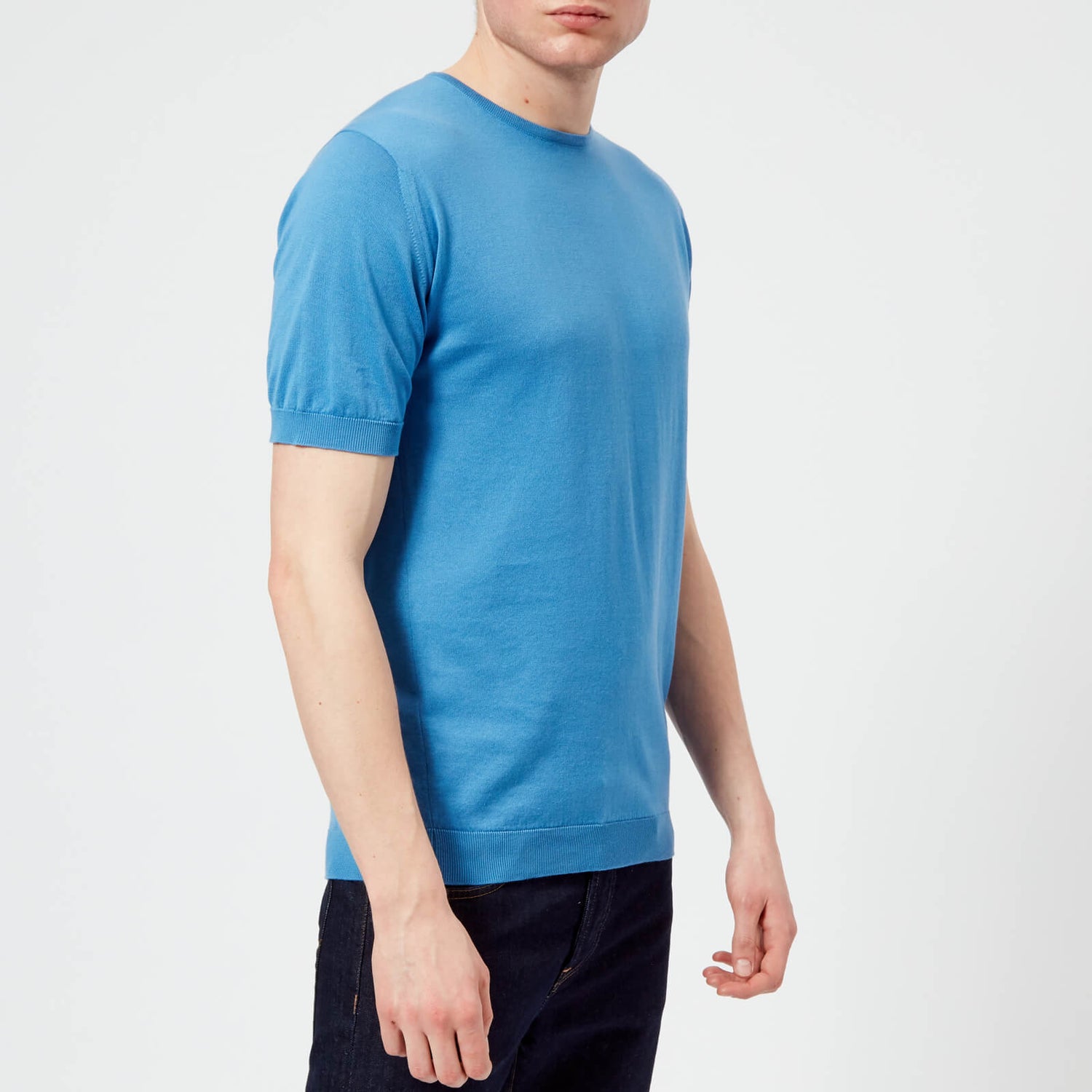 John Smedley Men's Belden 30 Gauge Sea Island Cotton T-Shirt