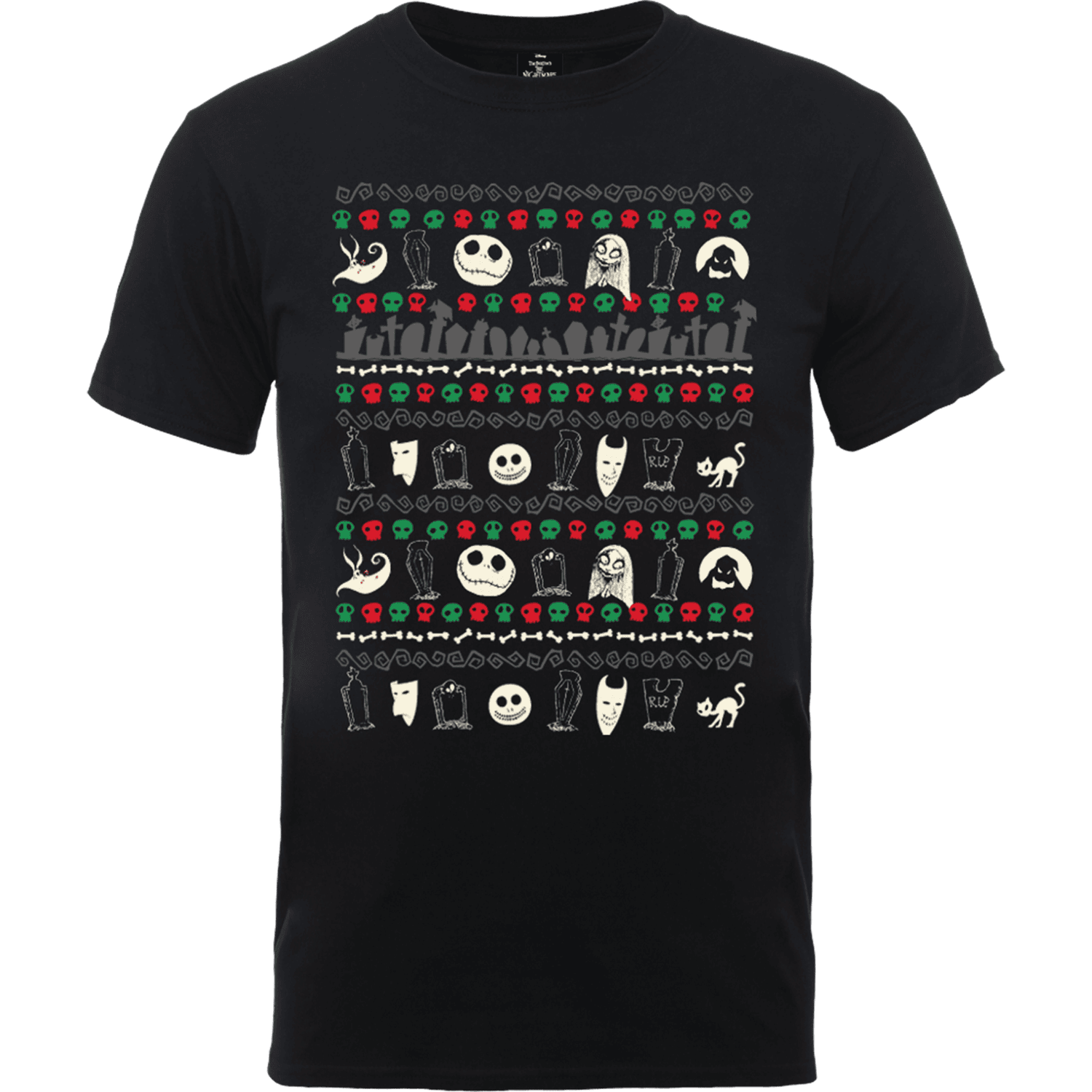 T Shirt L Etrange Noel De Mr Jack T-Shirt Homme Jack Skellington Roi des Citrouilles Couleur - L'Étrange