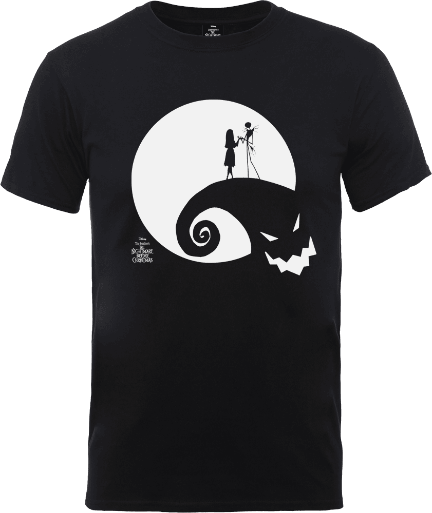 Moon Disney Sally Jack T-Shirt Black Nightmare Clothing Before The Zavvi - And Christmas UK