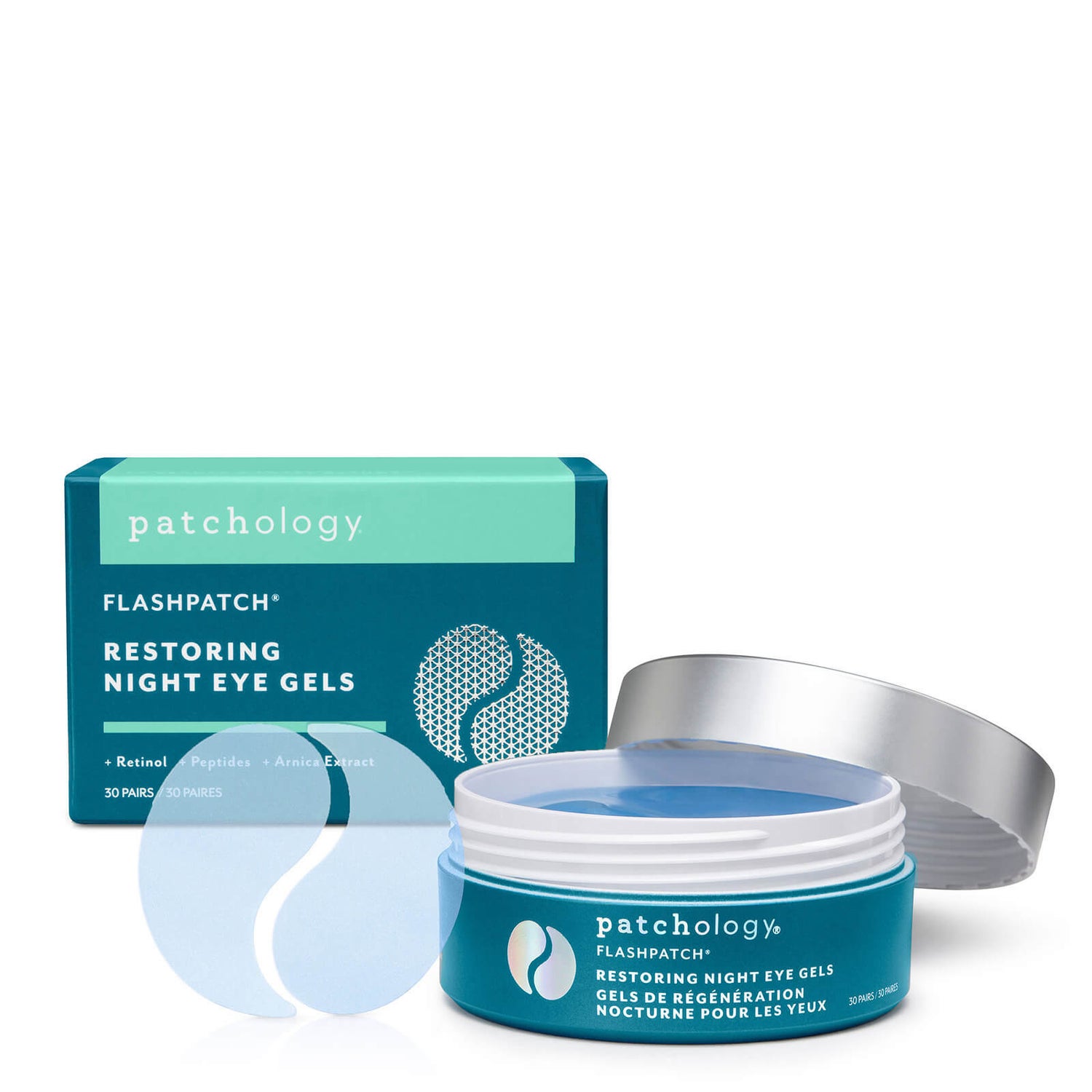 Patchology FlashPatch Restoring Night Eye Gels 30 Pairs LOOKFANTASTIC