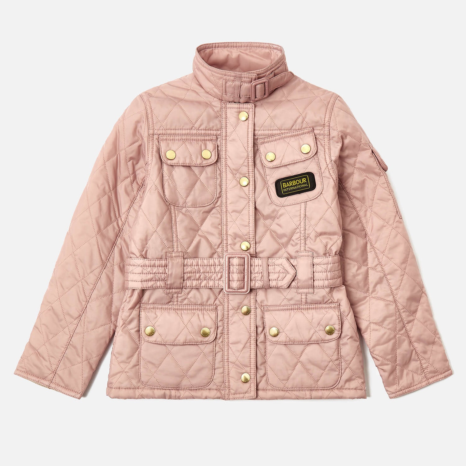 Barbour Girls Flyweight International Jacket Pale Pink Pearl TheHut