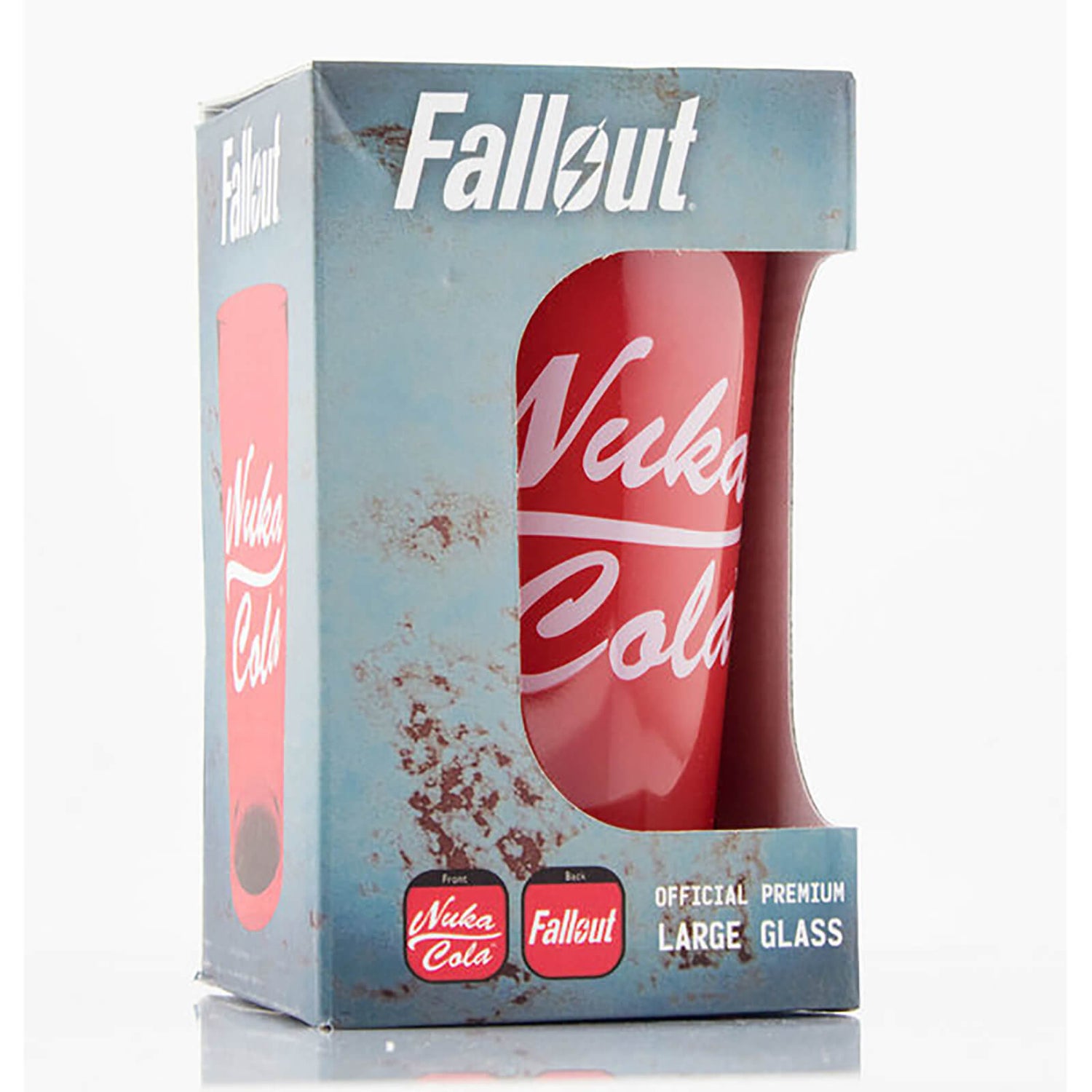 Fallout Nuka Cola Coloured Large Glasses 16oz Homeware