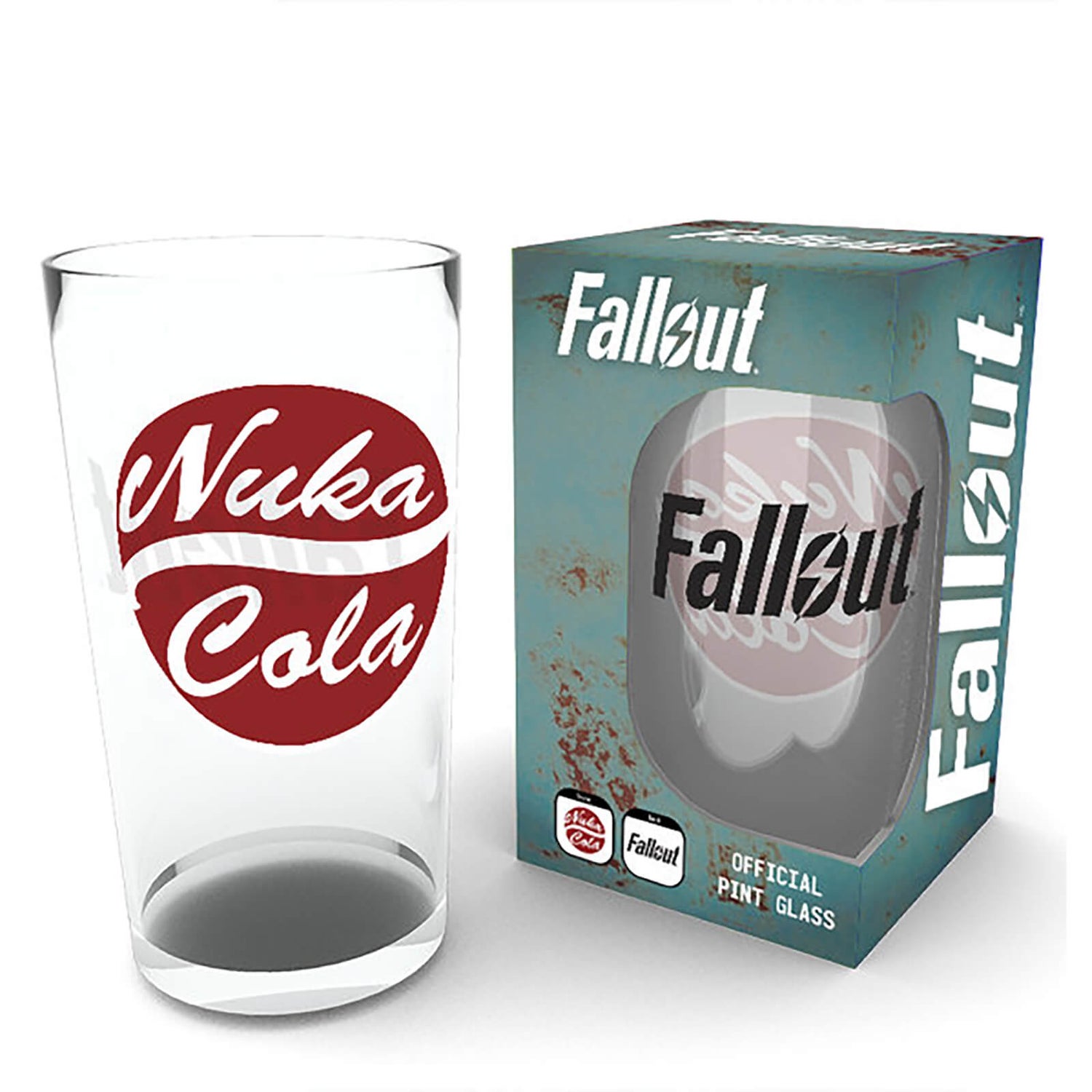 Fallout Nuka Cola Large Glasses 16oz Homeware