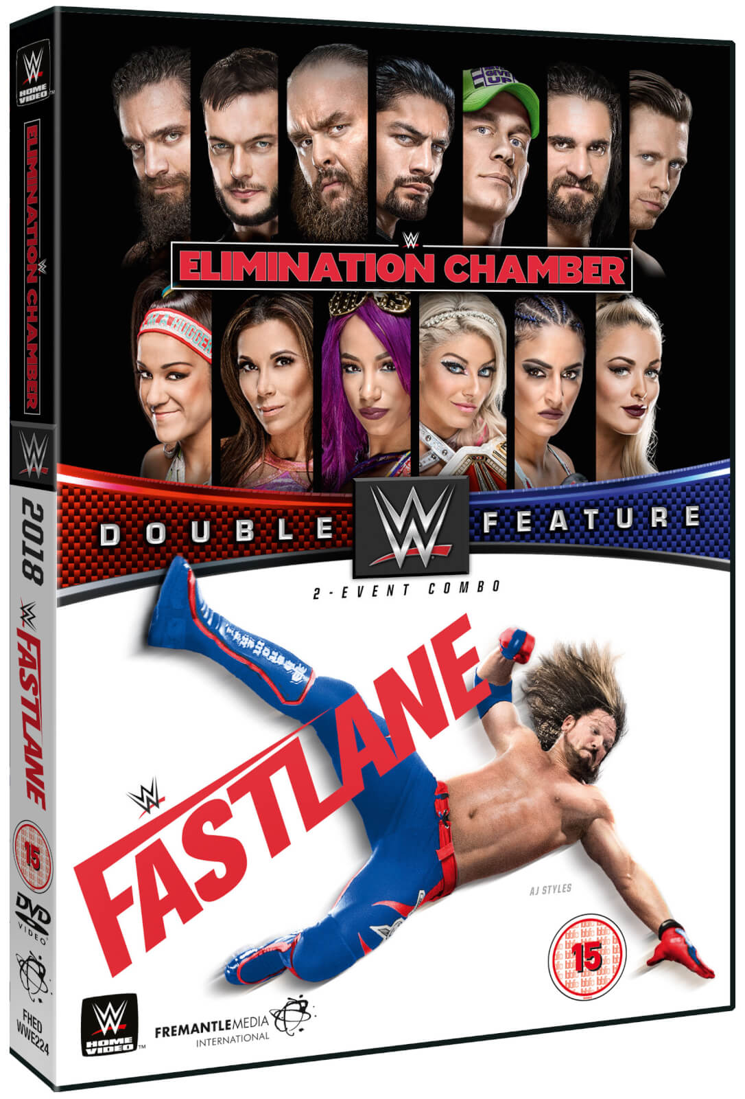 WWE Elimination Chamber 2018 Fastlane 2018 Double Feature DVD Zavvi Ireland