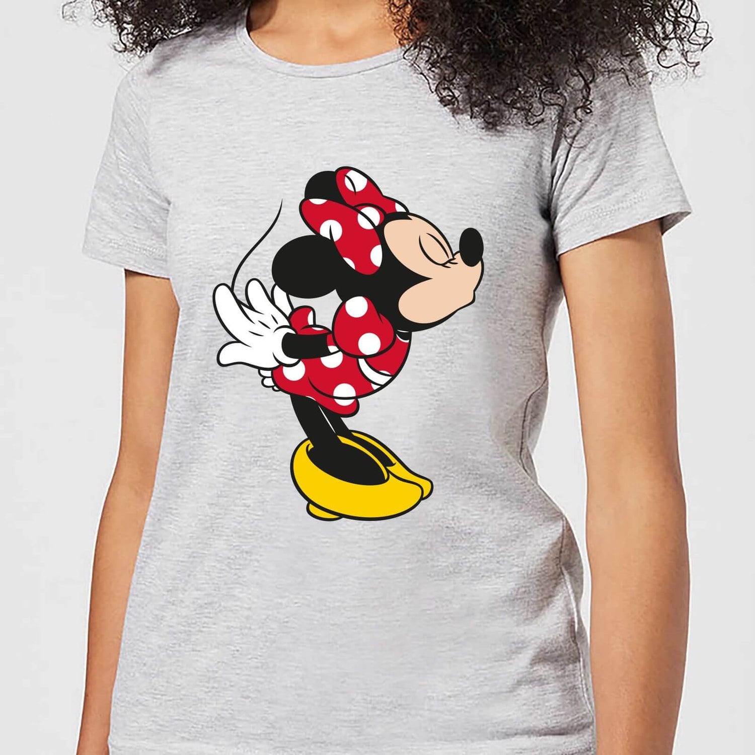 Disney Mickey Mouse Minnie Split Kiss Women's T-Shirt - Grey Clothing -  Zavvi UK