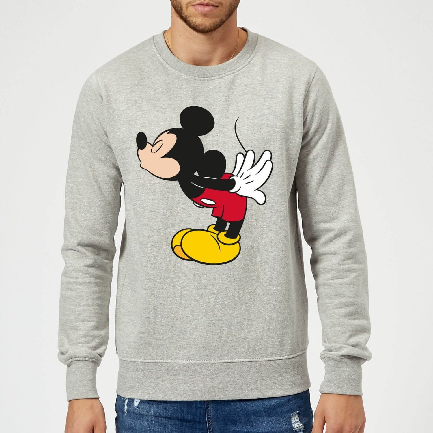 mickey mouse grey sweatshirt