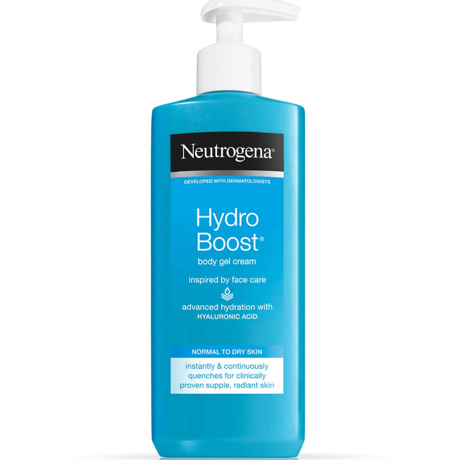 Neutrogena Hydro Boost Body Gel Cream with Hyaluronic Acid 250ml ...