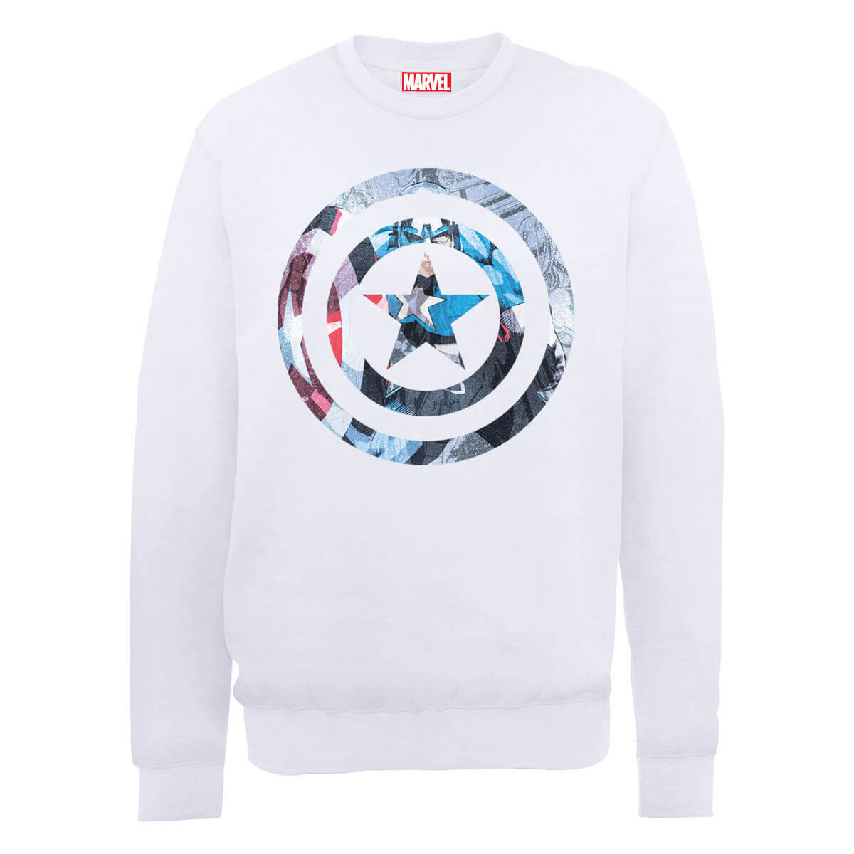 el viento es fuerte Incesante Acción de gracias Sudadera Marvel Los Vengadores Capitán América - Hombre - Blanco Clothing |  Zavvi España