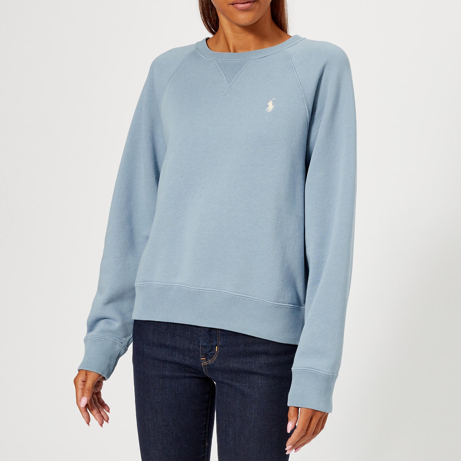 ralph lauren cotton half zip jumper