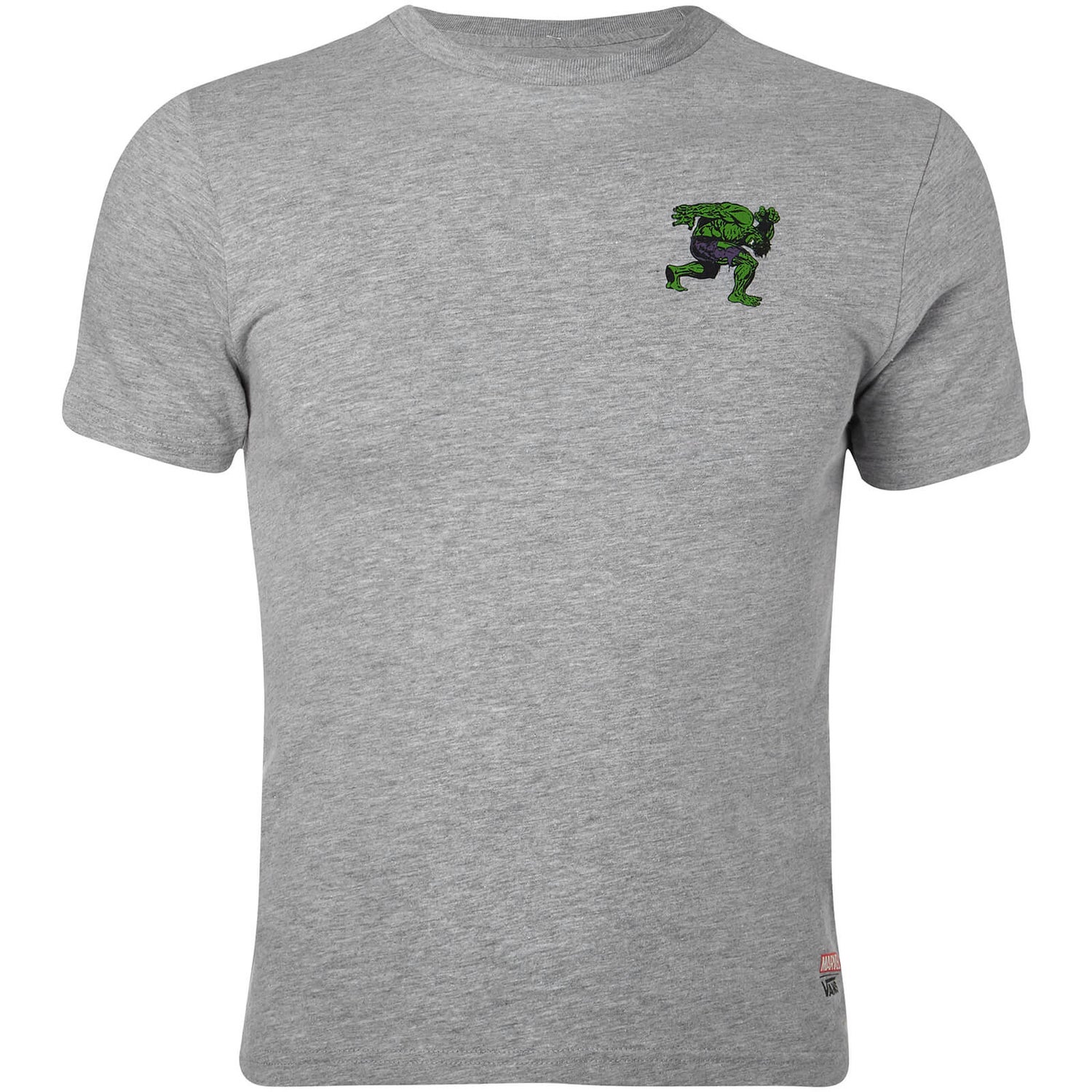 Vans Boys Marvel Hulk T Shirt Athletic Heather TheHut