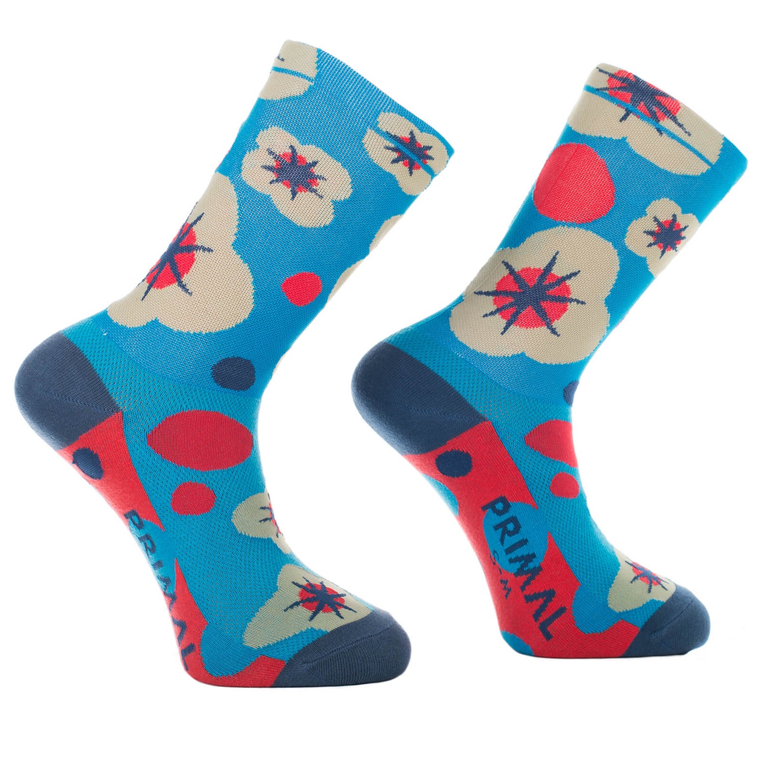 Primal Floral Explosion Socks Multi ProBikeKit New Zealand