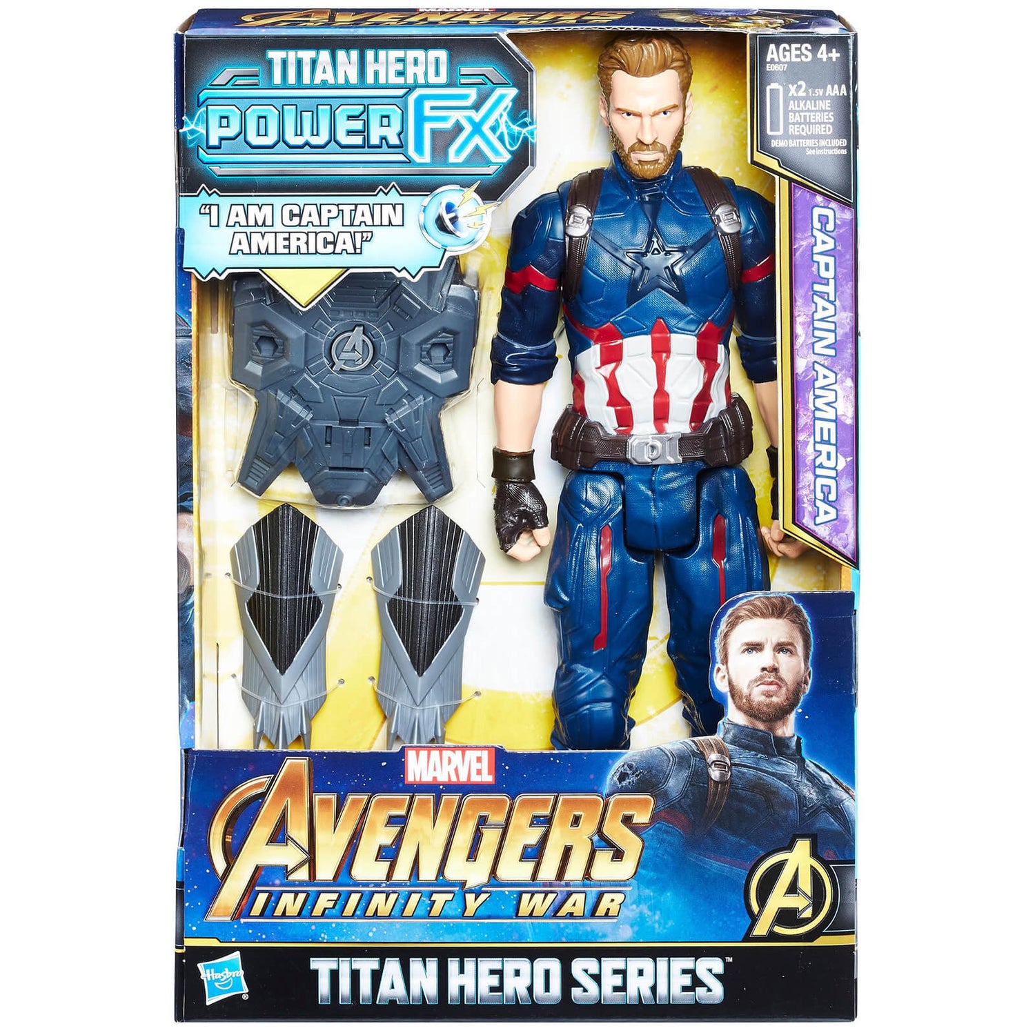Marvel Avengers Titan Hero Series, figurine de collection Captain America  de 30 cm, jouet pour enfants à partir de 4 ans 