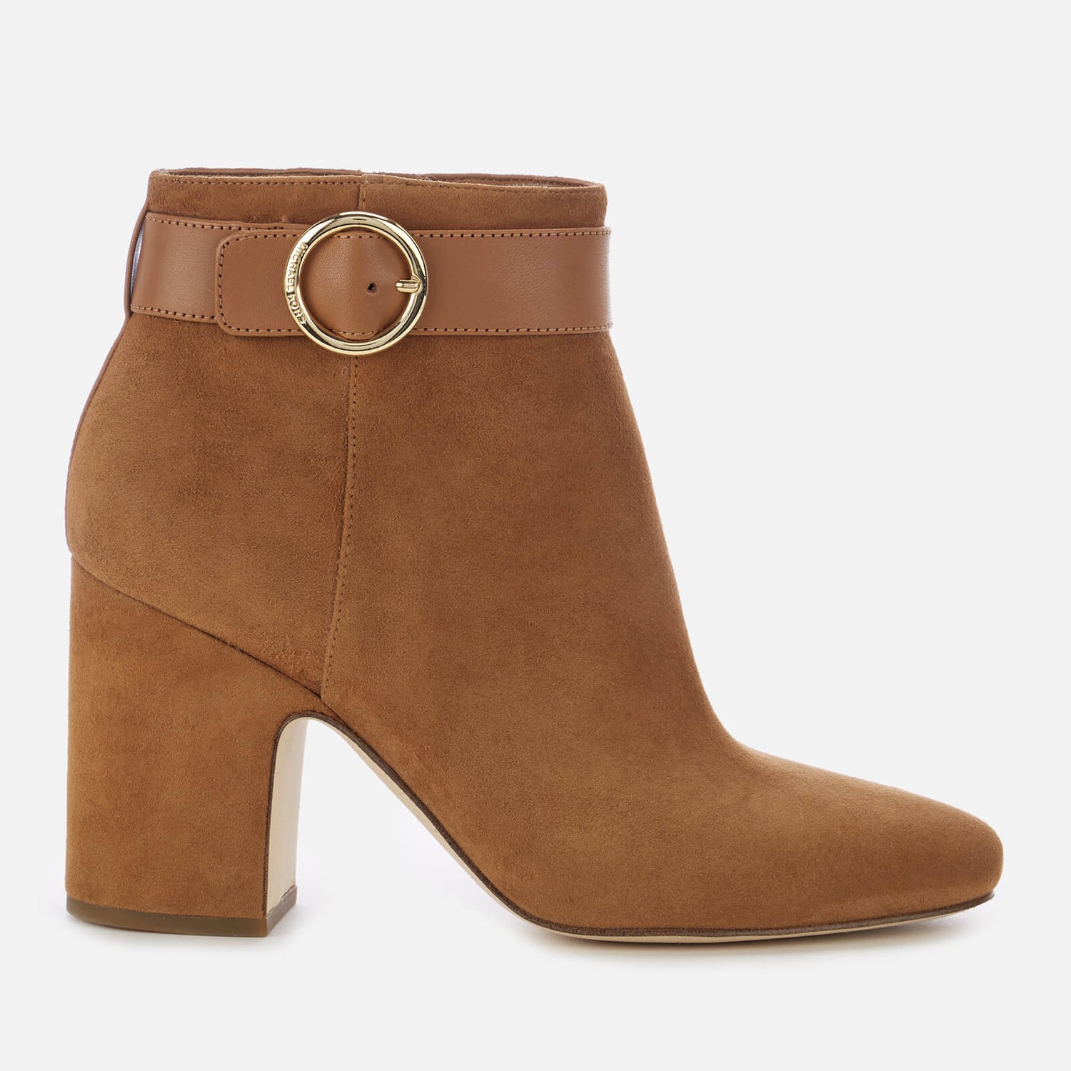 MICHAEL MICHAEL KORS Women s Alana Suede Heeled Ankle Boots Acorn TheHut