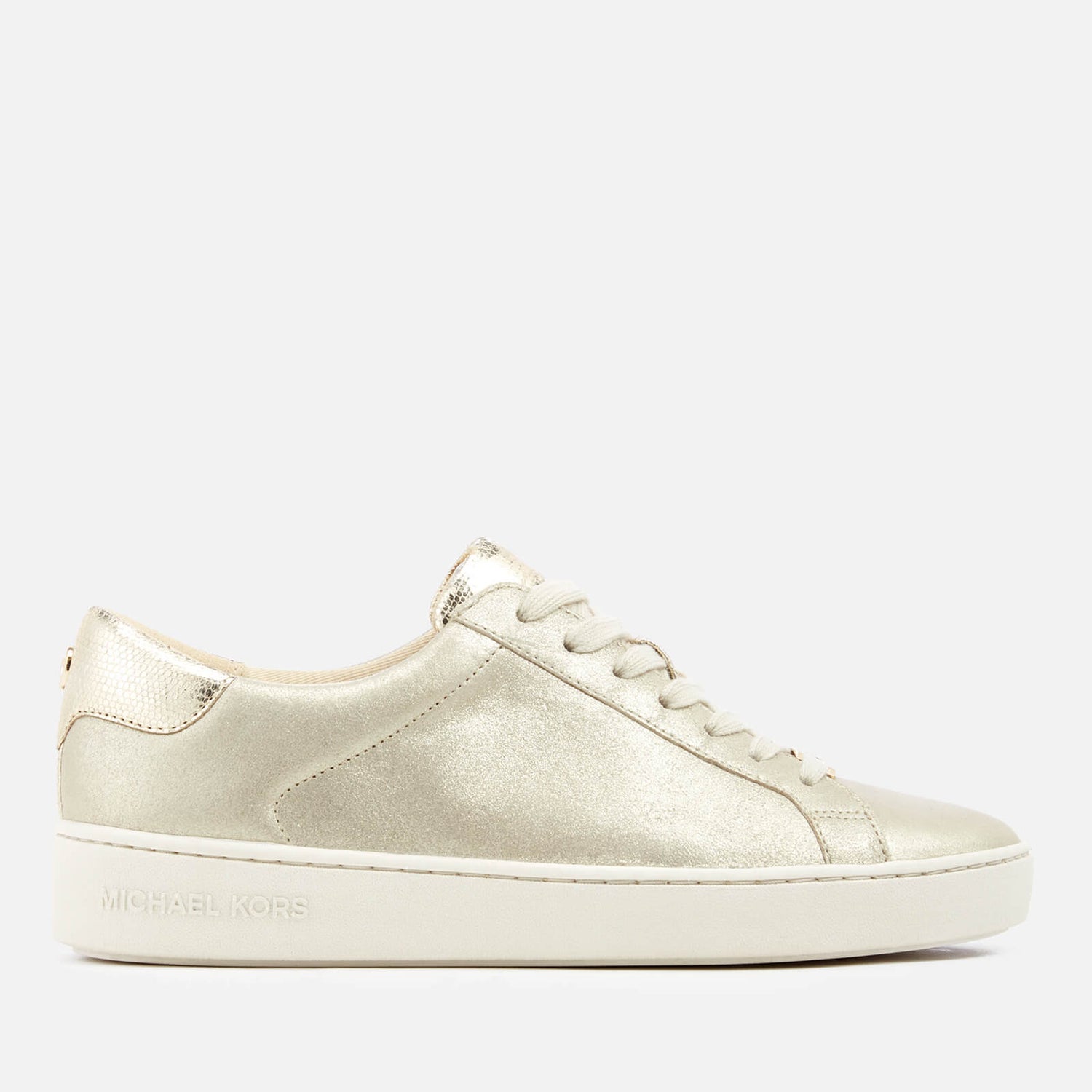 Michael kors irving lace up sneaker champagne deals