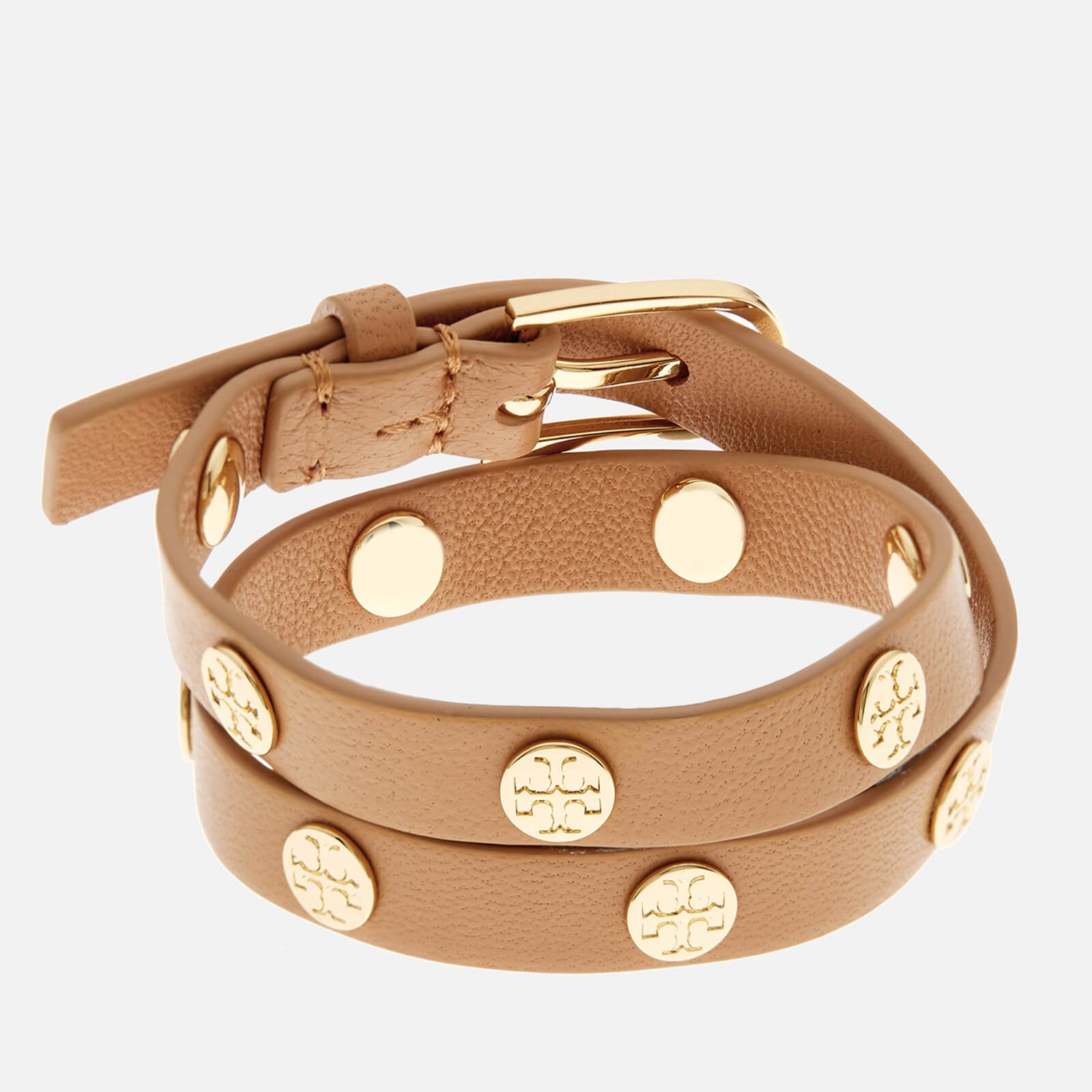 double wrap logo stud bracelet