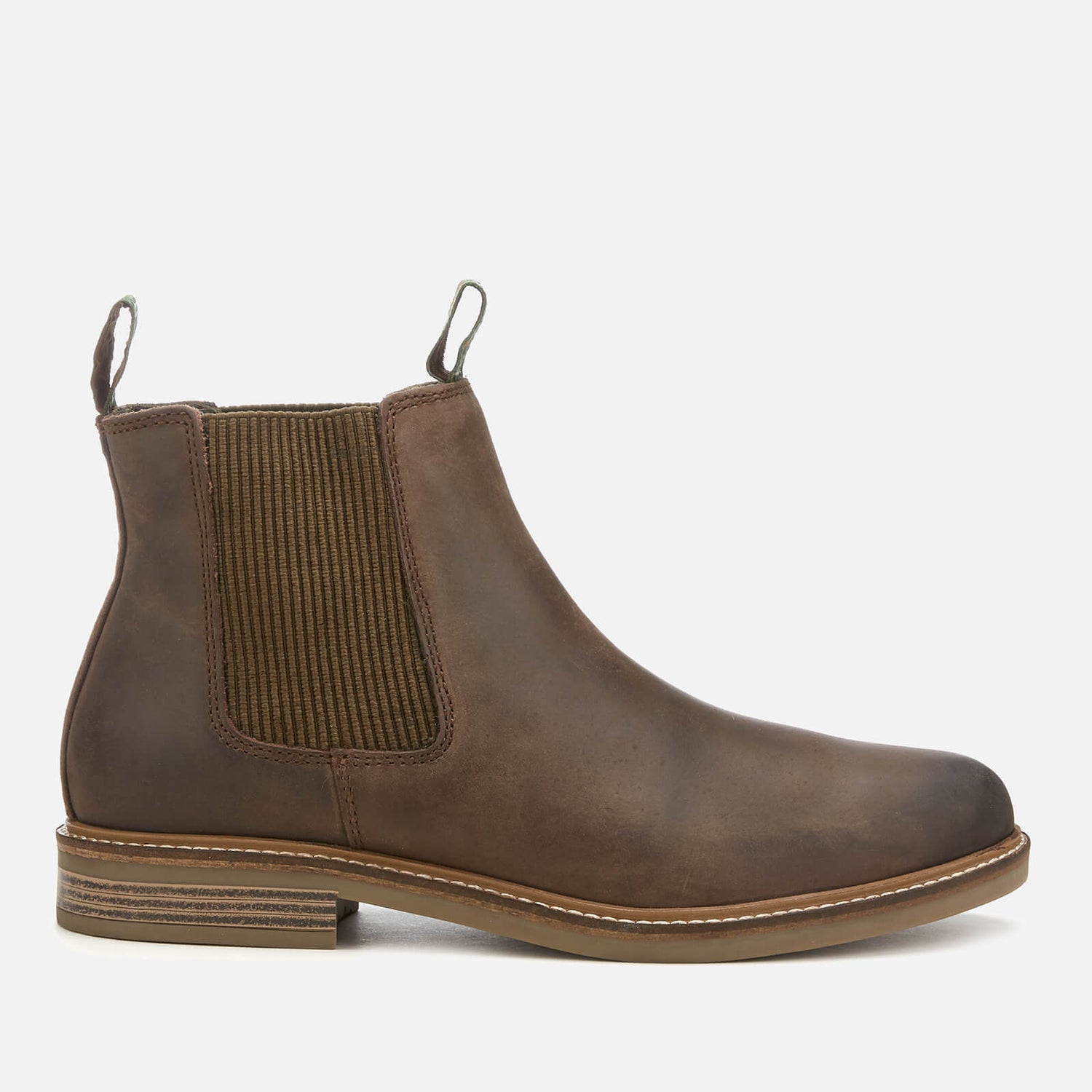Barbour Men's Farsley Leather Chelsea Boots - Choco - UK 7