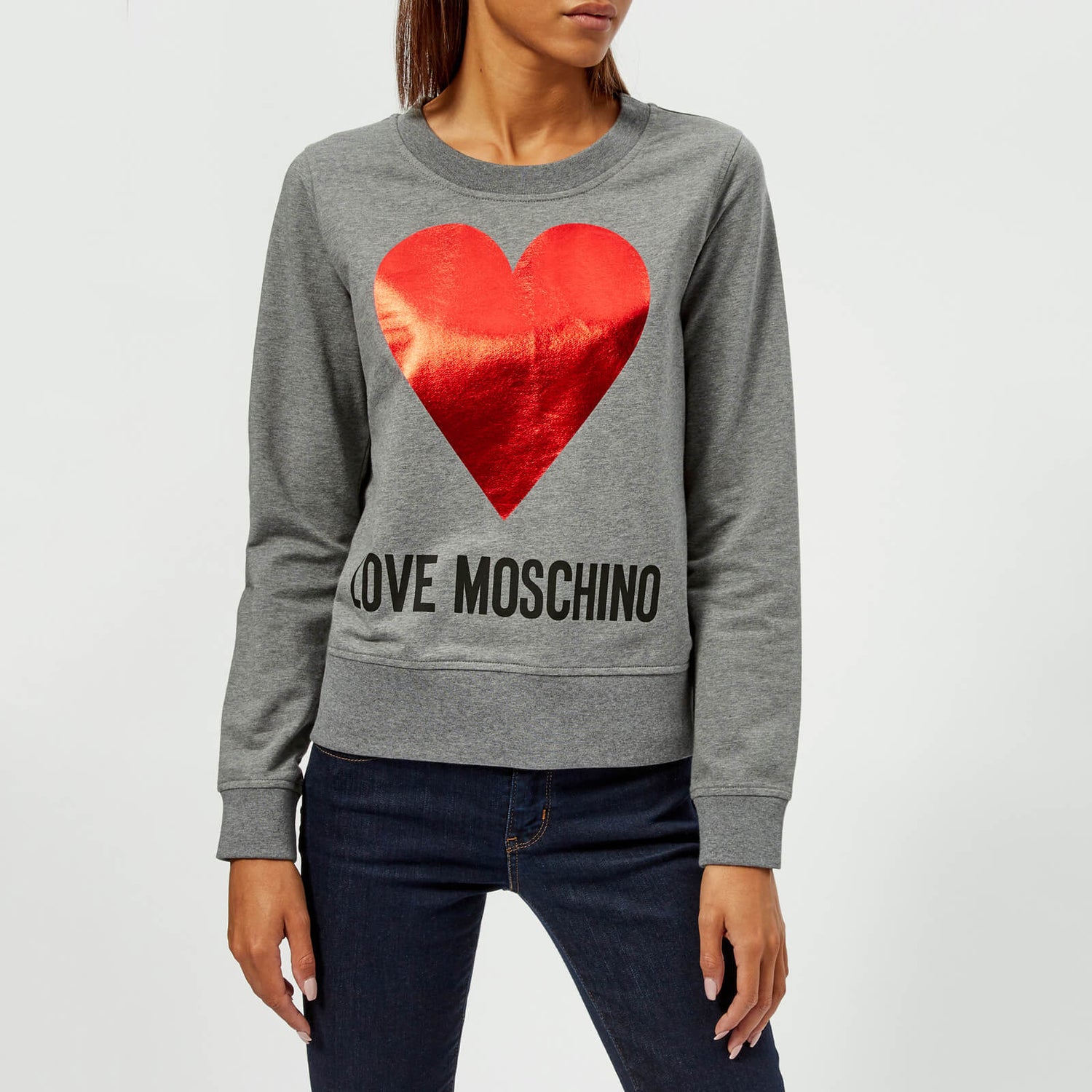 Womens heart sweatshirt on sale