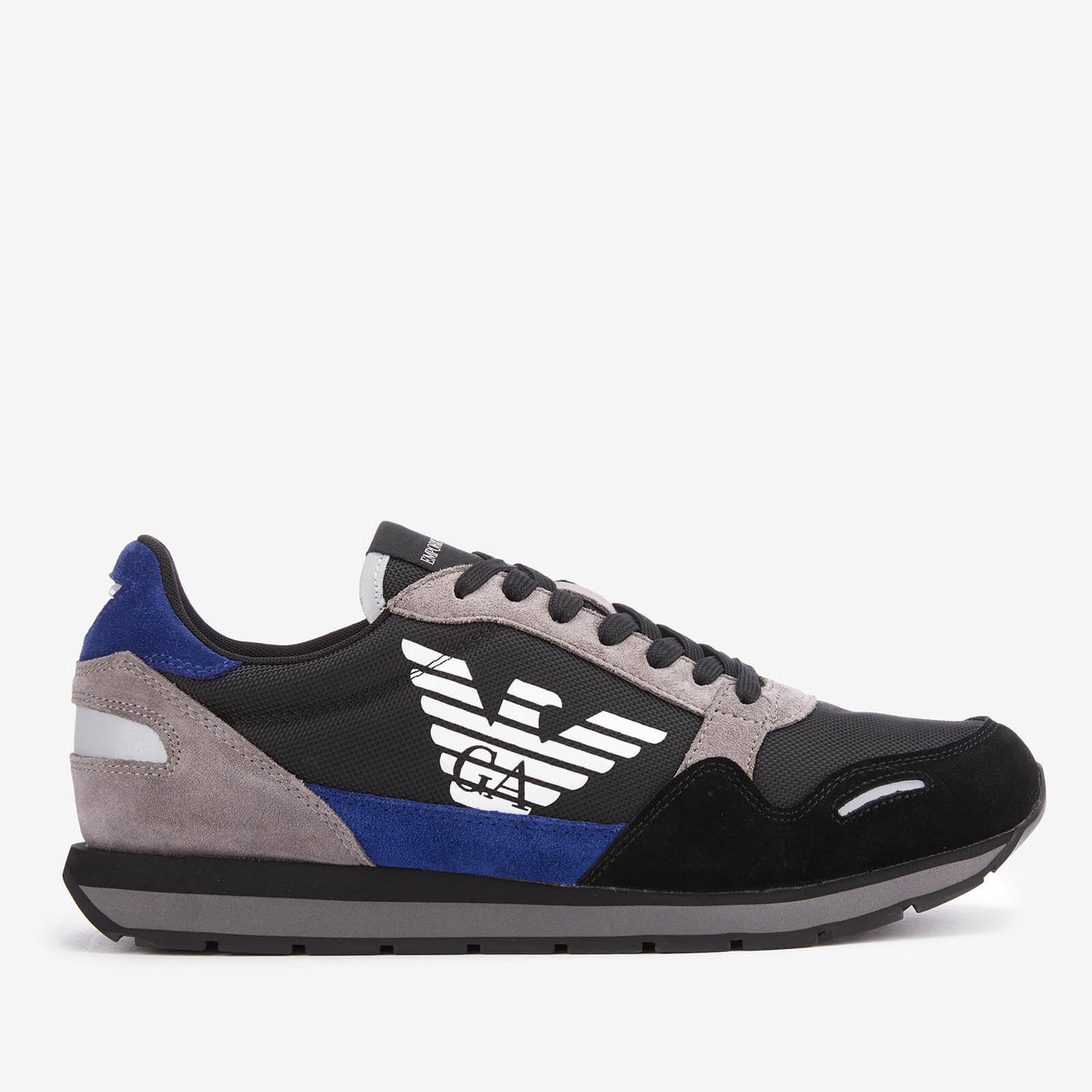 armani velcro runner trainers