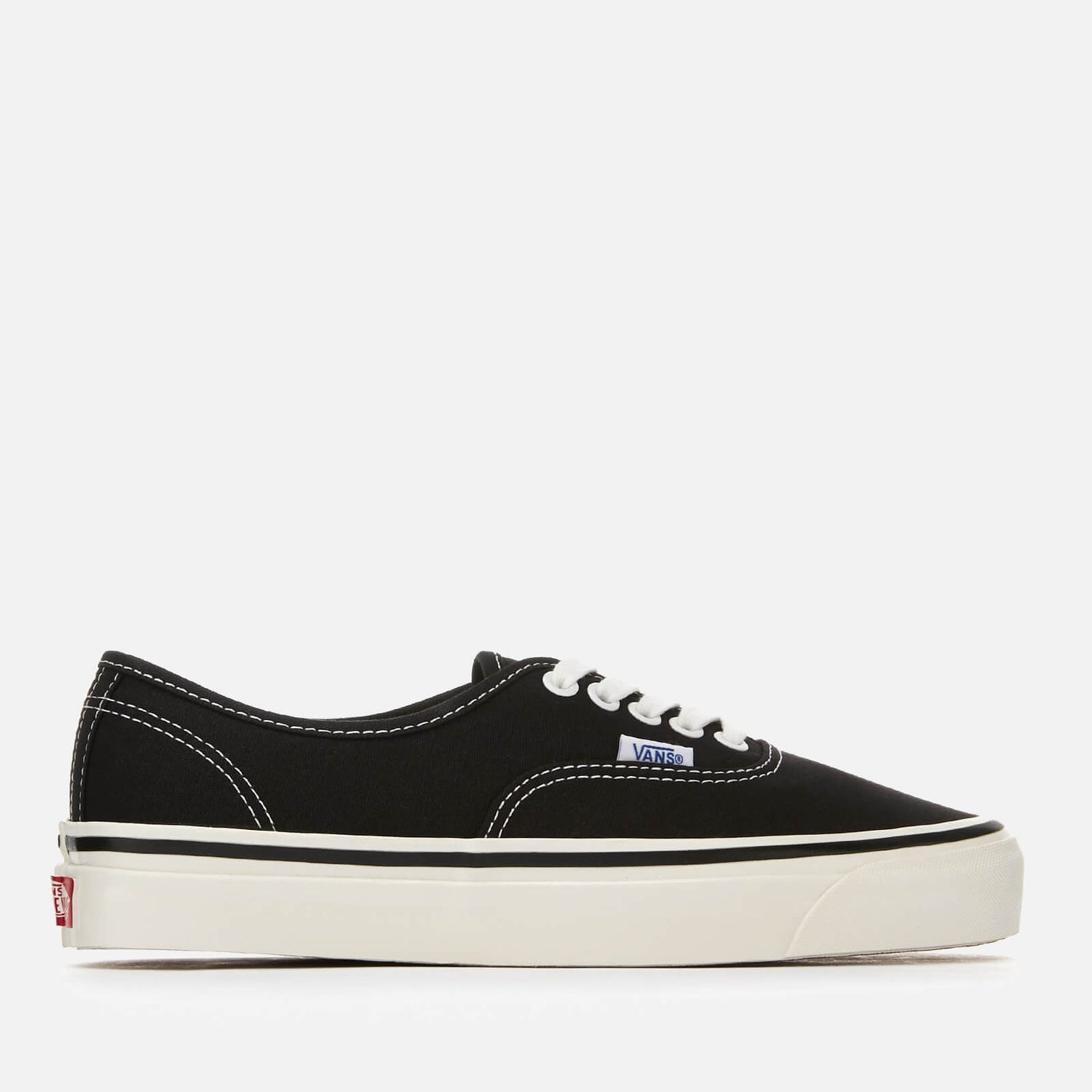 vans anaheim factory authentic black suede trainers