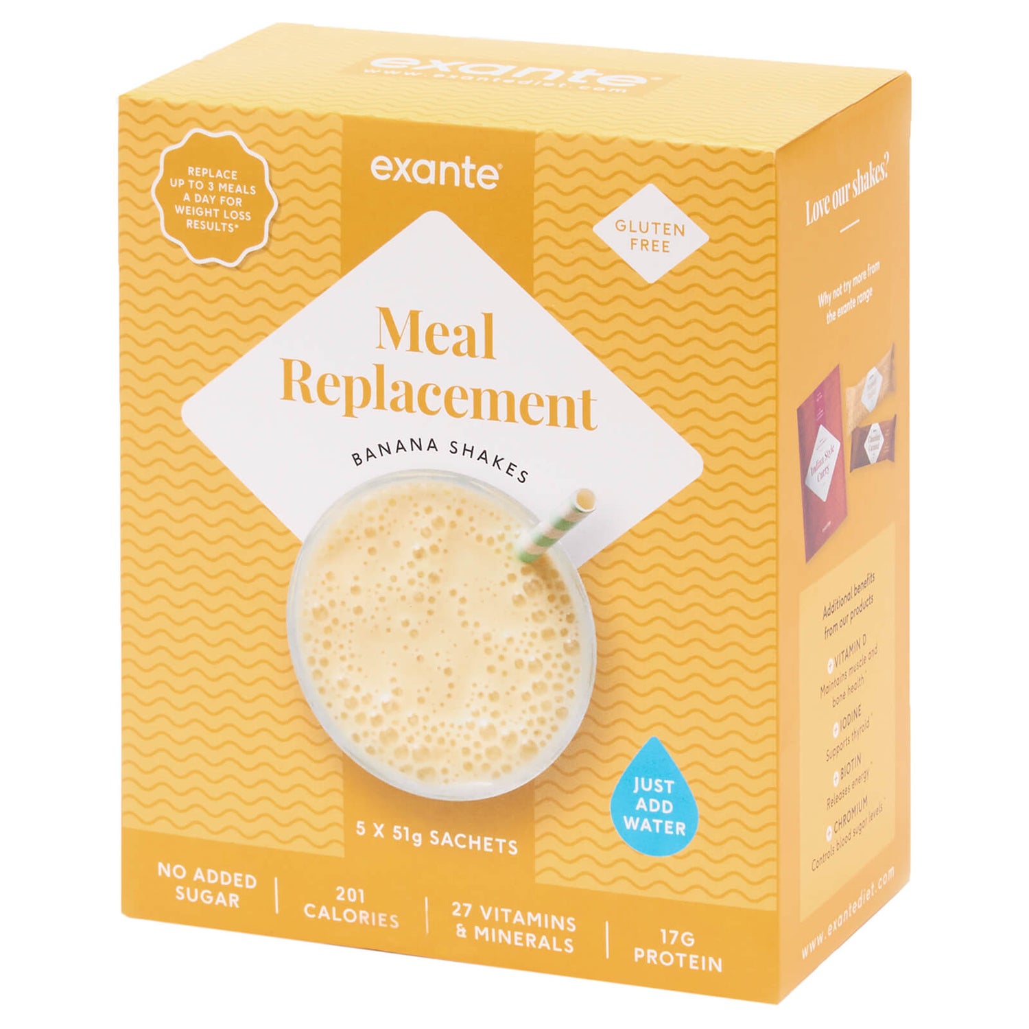 Meal Replacement Banana Shake, Pack of 5