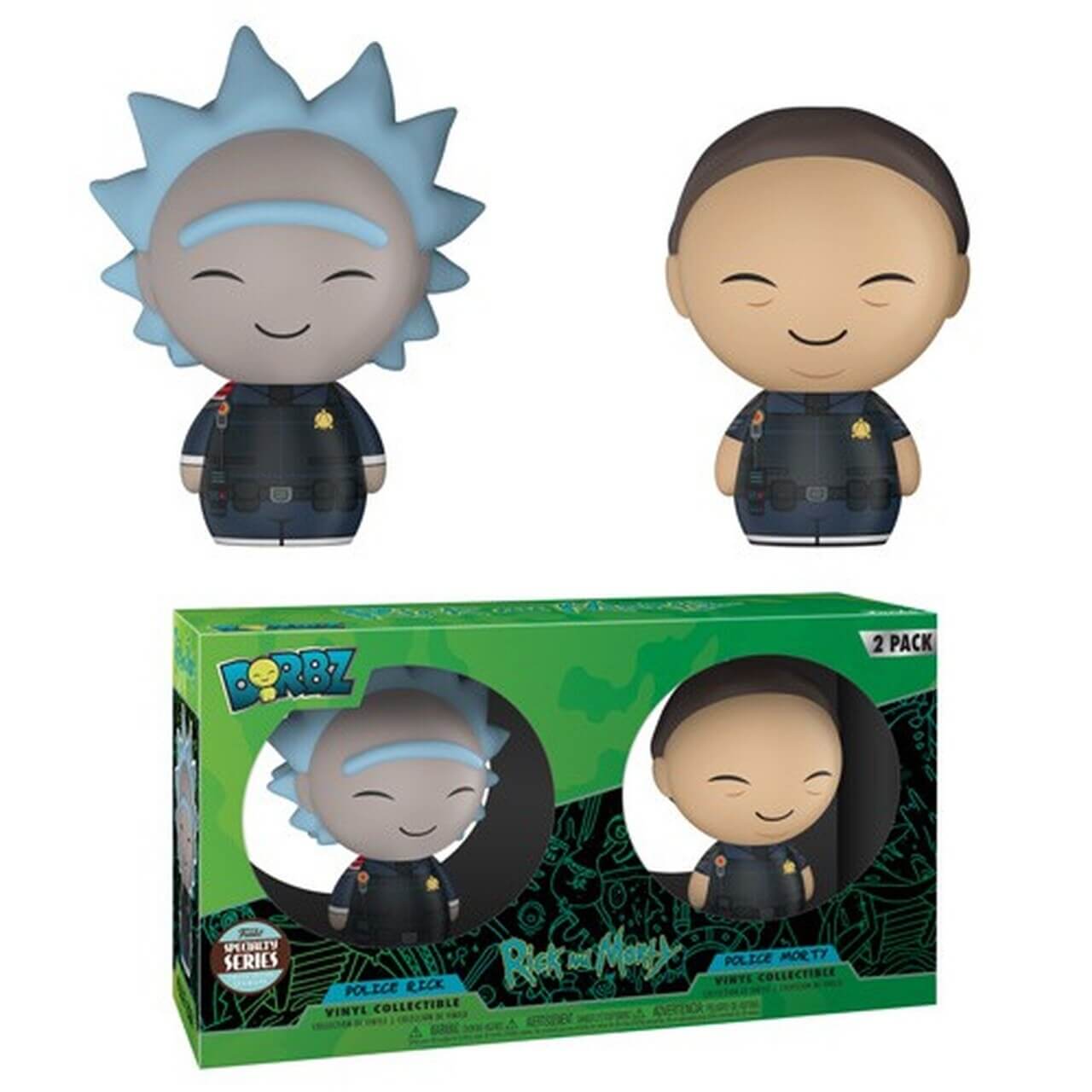 2-Pack Dorbz Rick Et Morty Police - Rick & Morty
