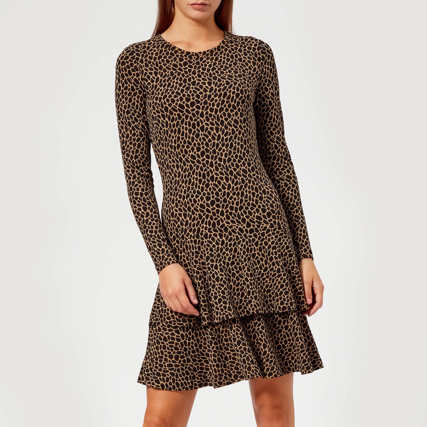 Michael kors outlet flounce dress