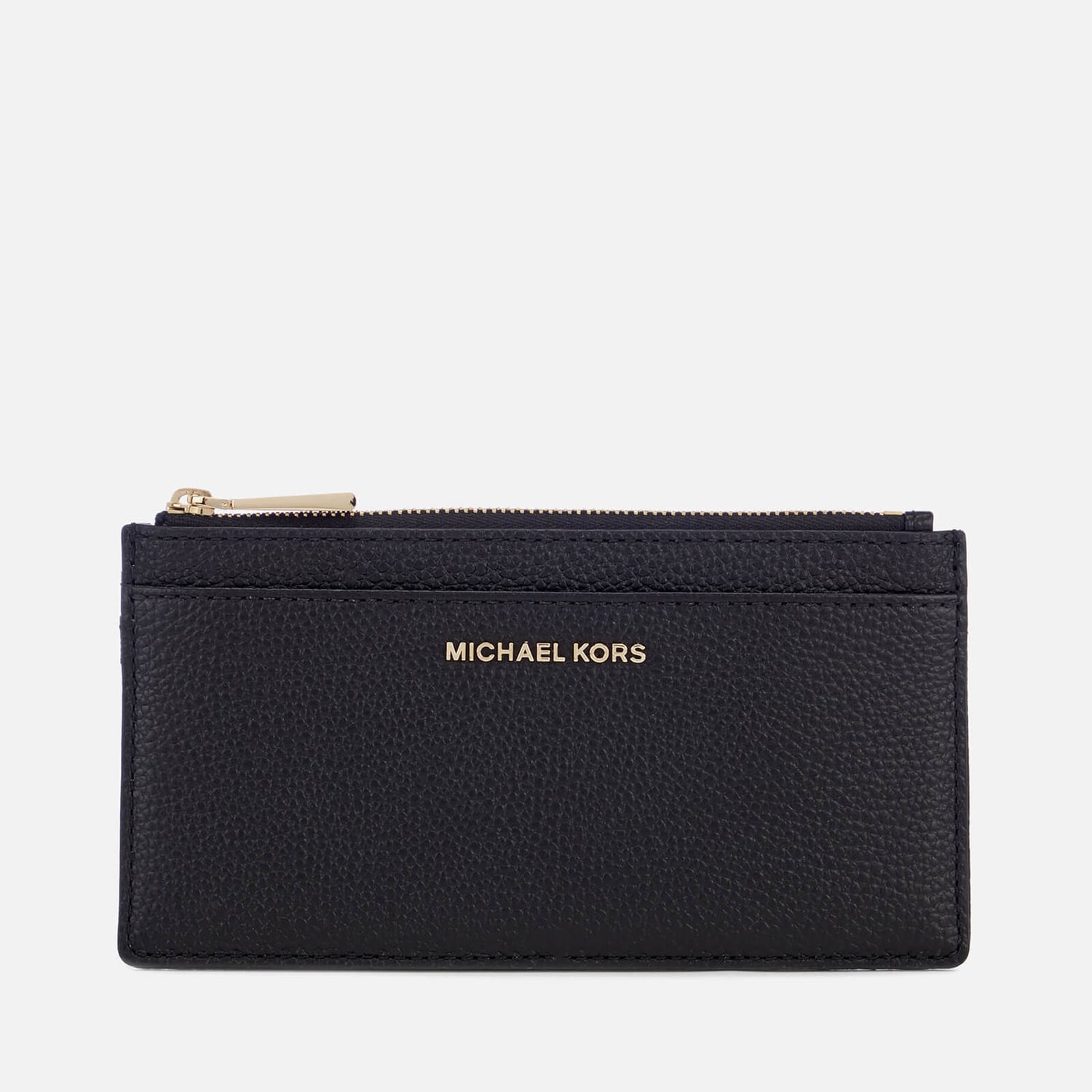 Michael michael kors pebble leather outlet slim card case
