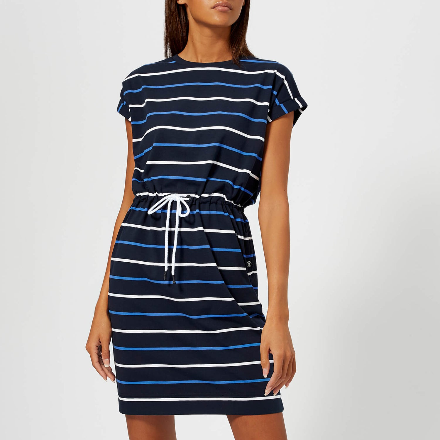 Barbour Women s Marloes Dress Navy Blue White TheHut