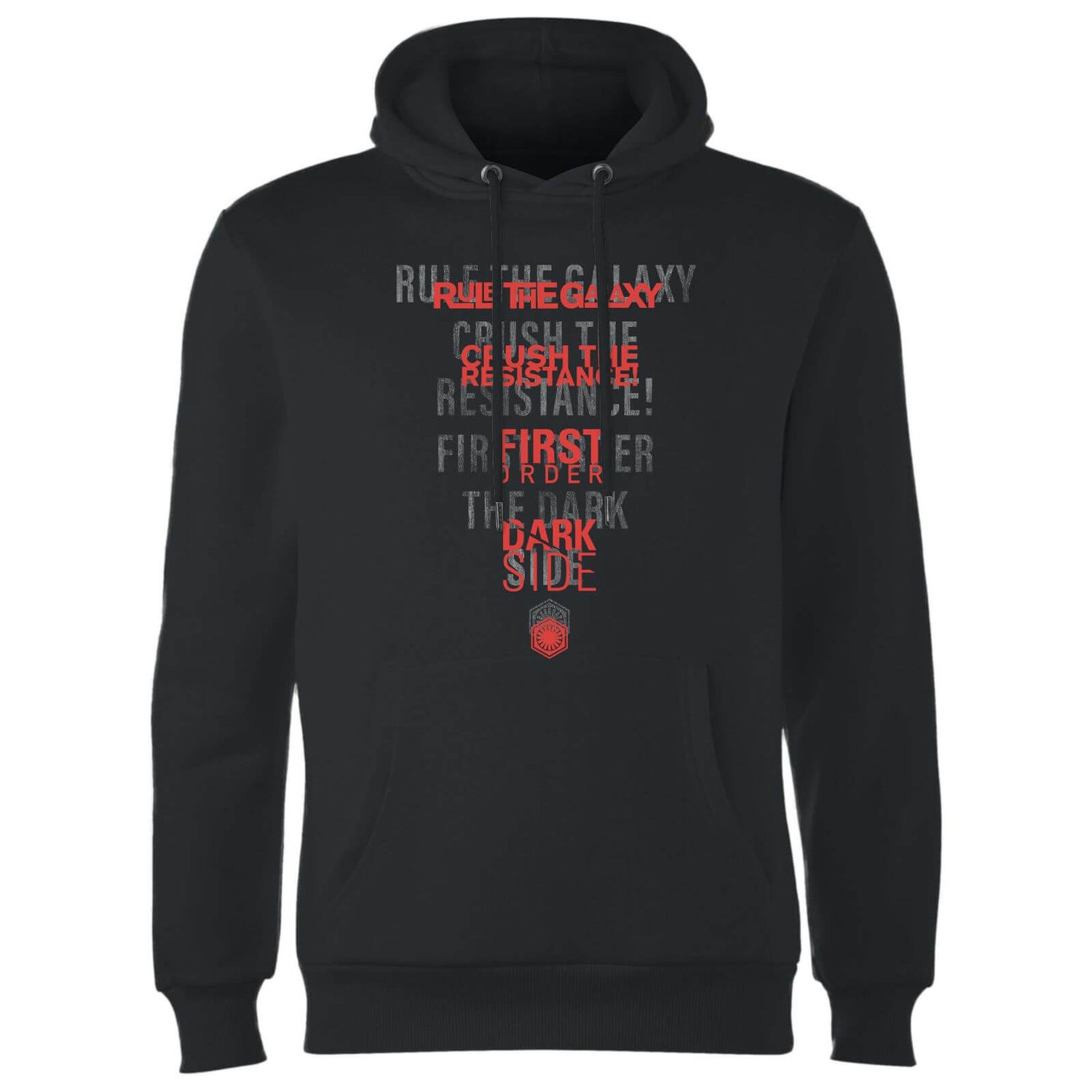 Star Wars Dark Side Echo Black Hoodie Black Clothing Zavvi UK