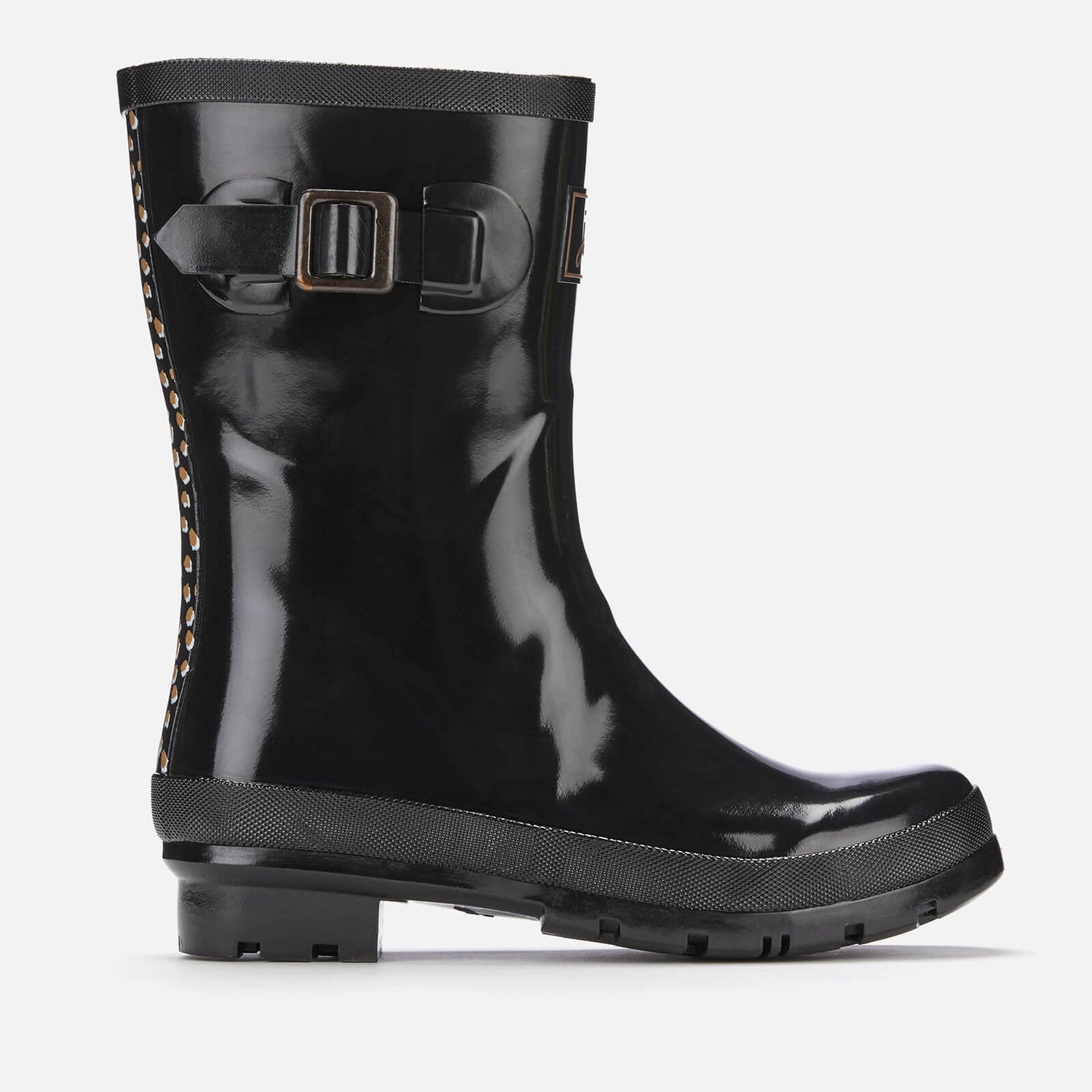Joules Women s Kelly Gloss Mid Height Wellies Black TheHut