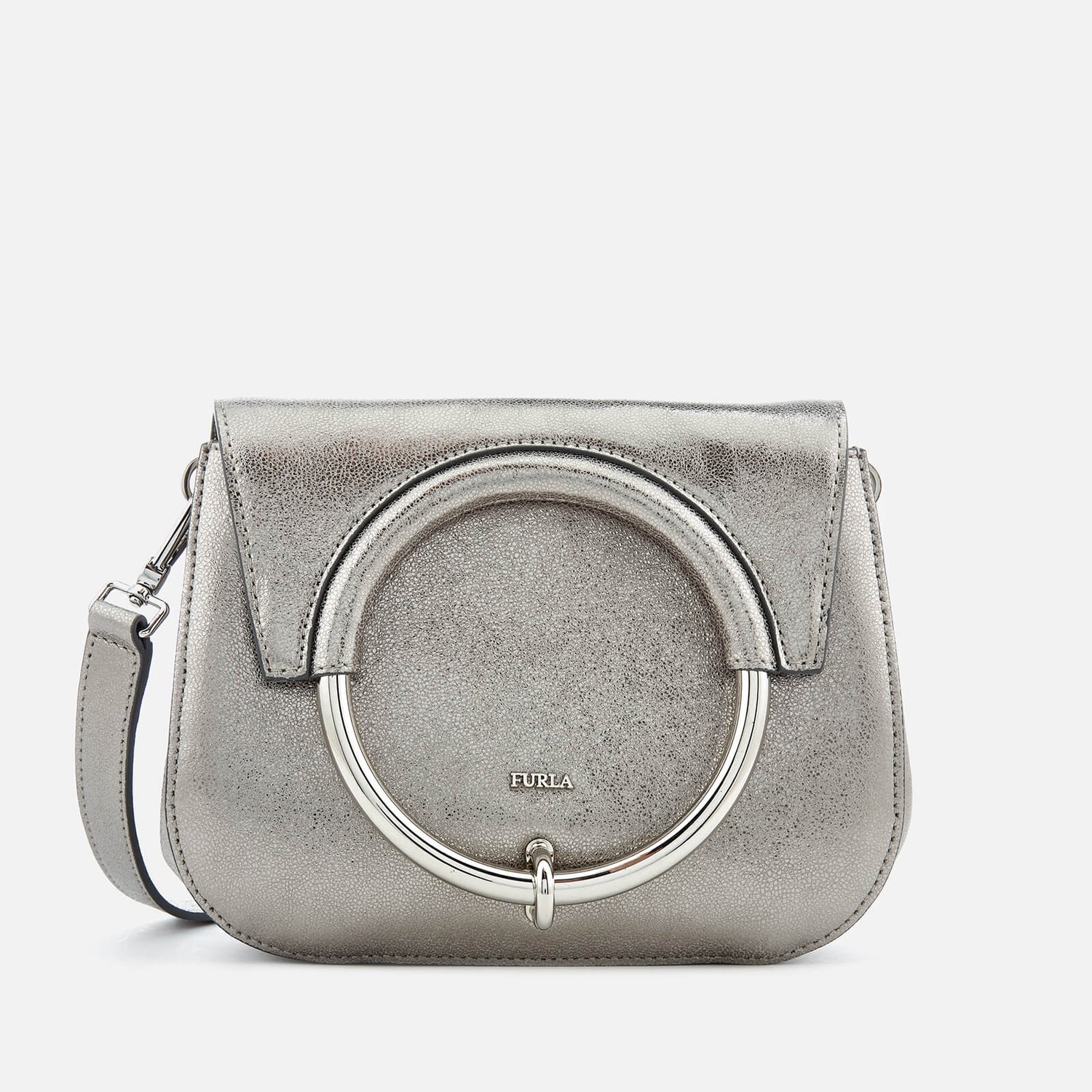 Furla Women s Margherita Mini Cross Body Bag Silver TheHut