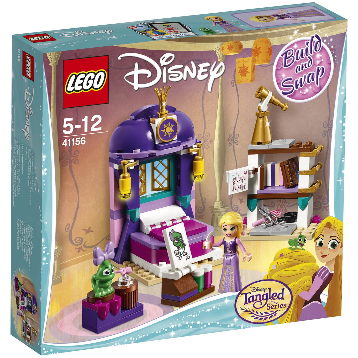 Disney Princess: Rapunzel's Castle Bedroom (41156) Toys - Zavvi US