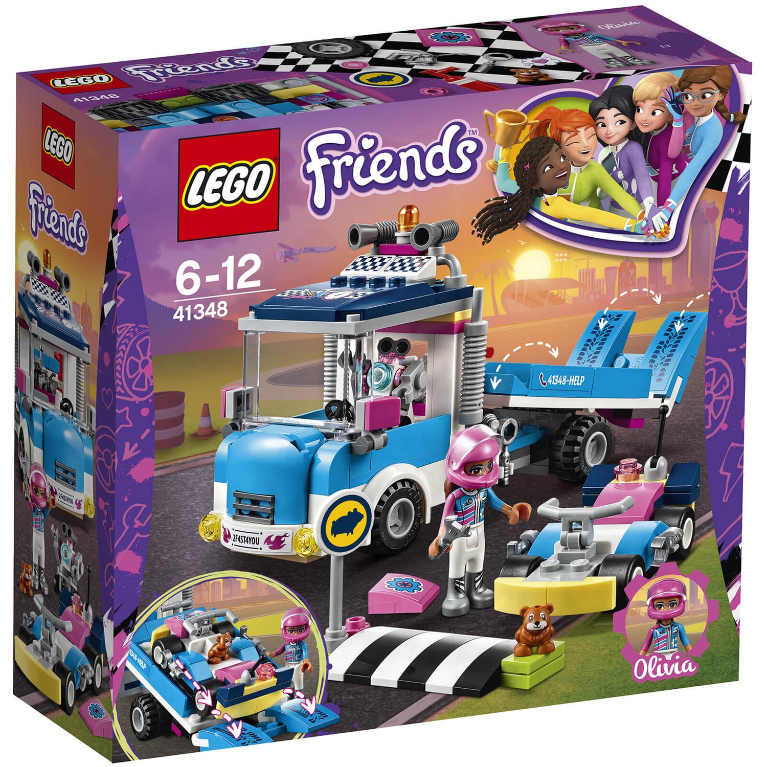 Lego friends go kart top