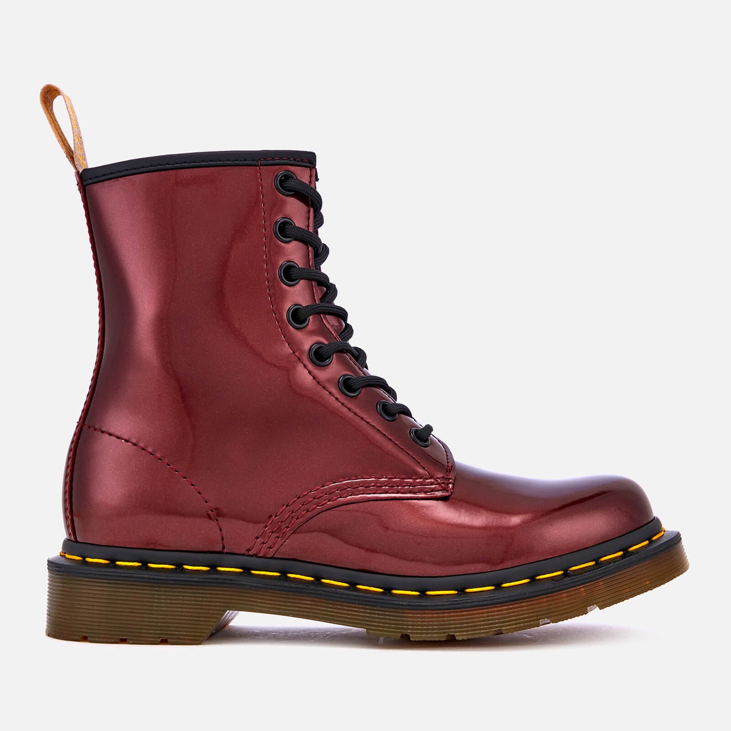 Dr. Martens Women s 1460 Vegan Chrome Metallic 8 Eye Boots