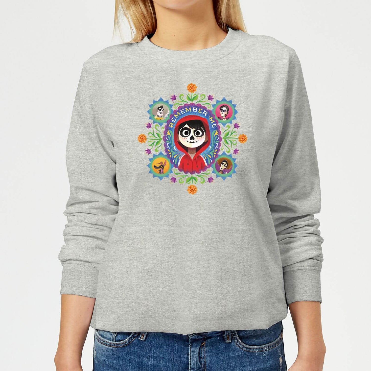 Sudadera Coco Disney Miguel Recu rdame Mujer Gris