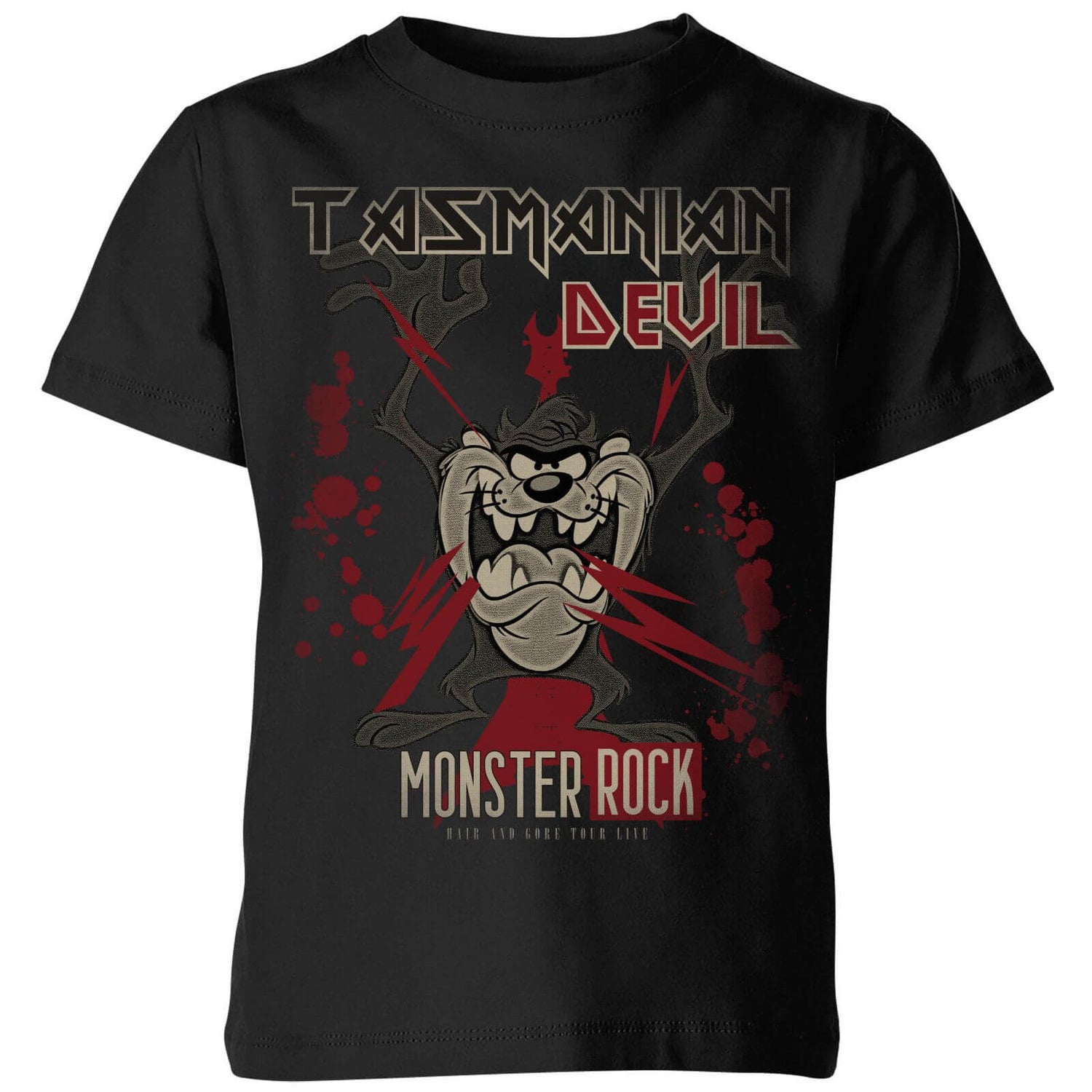 Looney Tunes Homme Tasmanian Devil Monster Rock T-Shirt