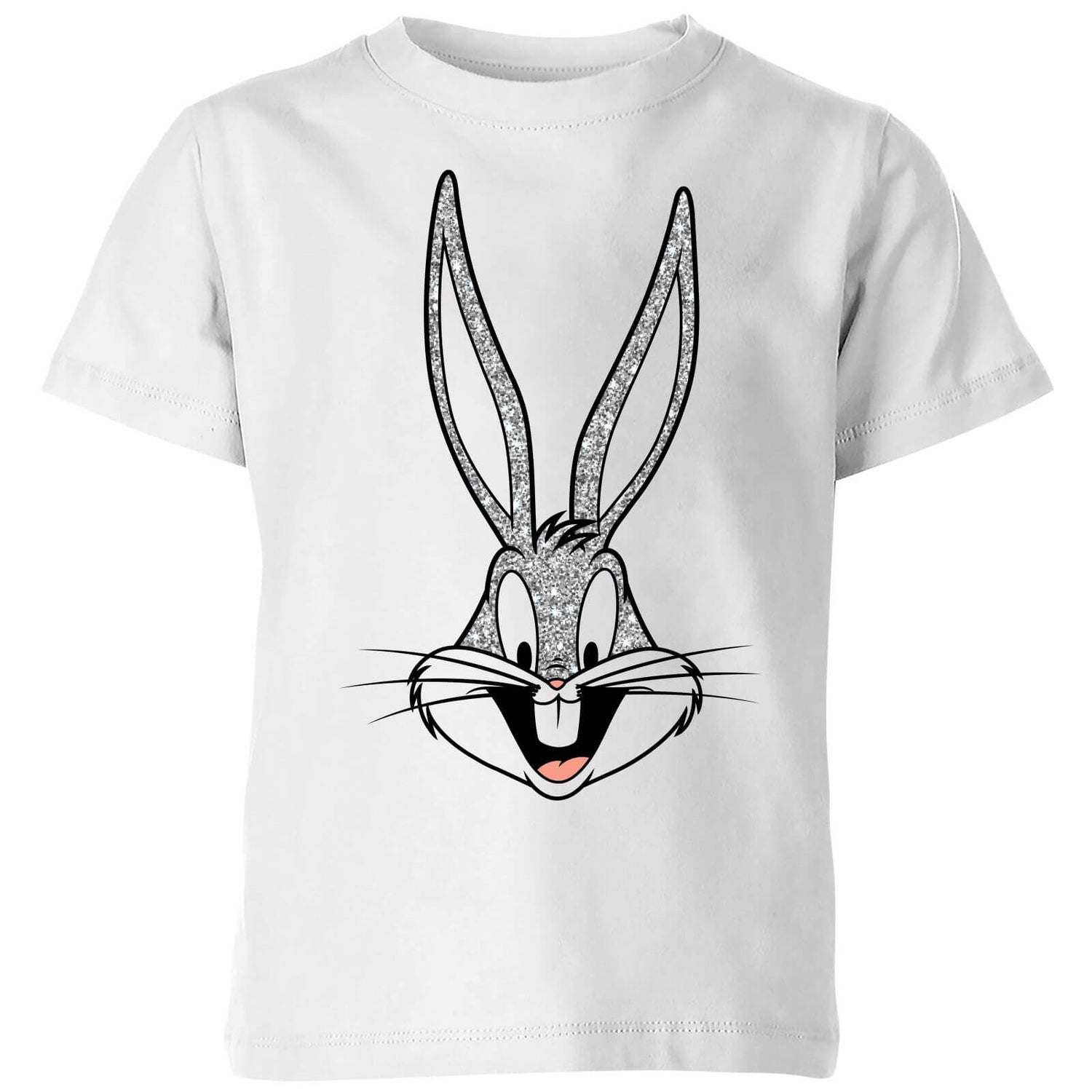 Clothing Looney Tunes T-Shirt Bunny Kids\' - Bugs White - UK Zavvi