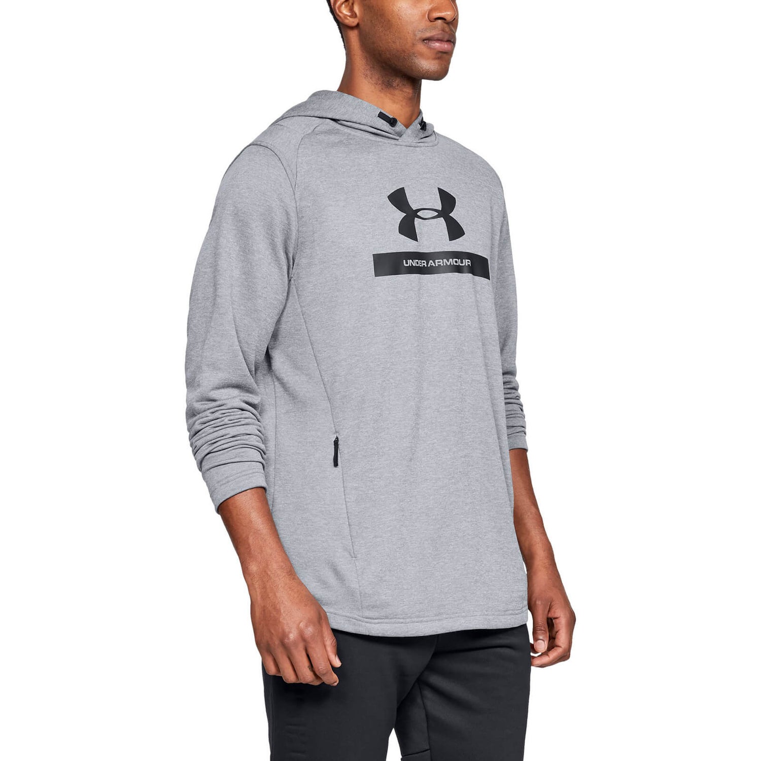 Under Armour MK1 Terry Graphic Hoody - Grey ProBikeKit.com