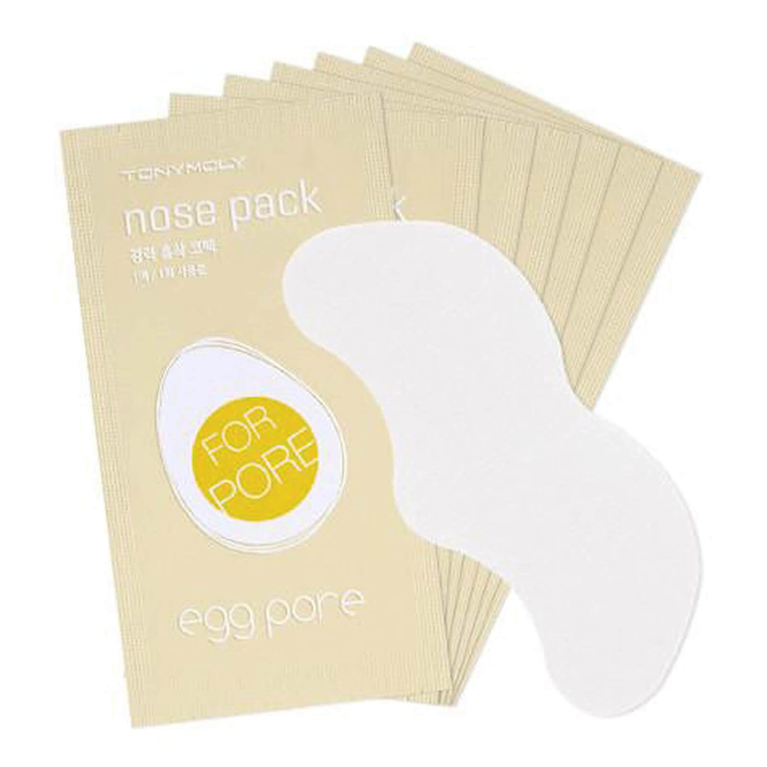 TONYMOLY Egg Pore Nose Pack Of 7 Sheets
