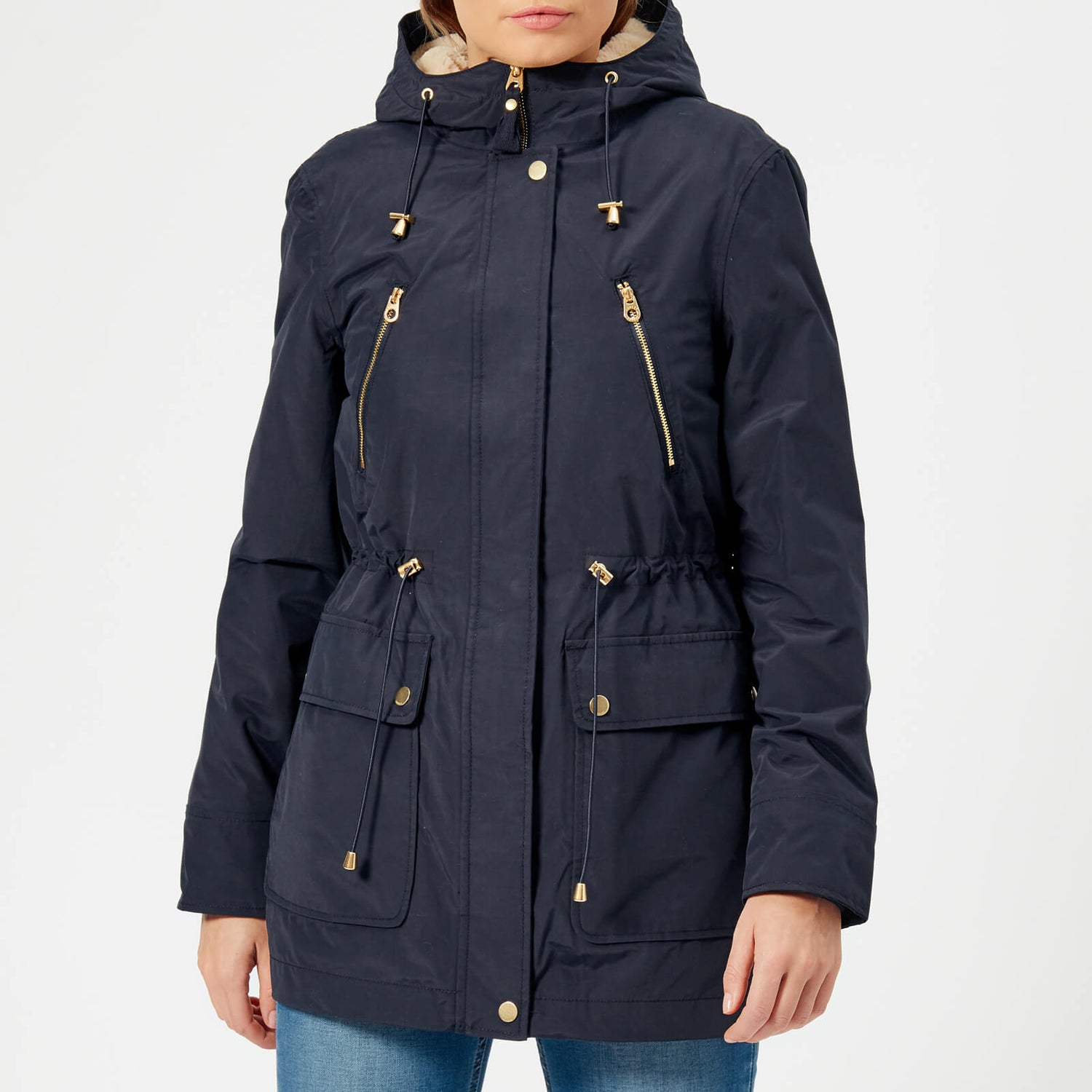 Joules Women s Seaparker 3 in 1 Waterproof Parka Marine Navy