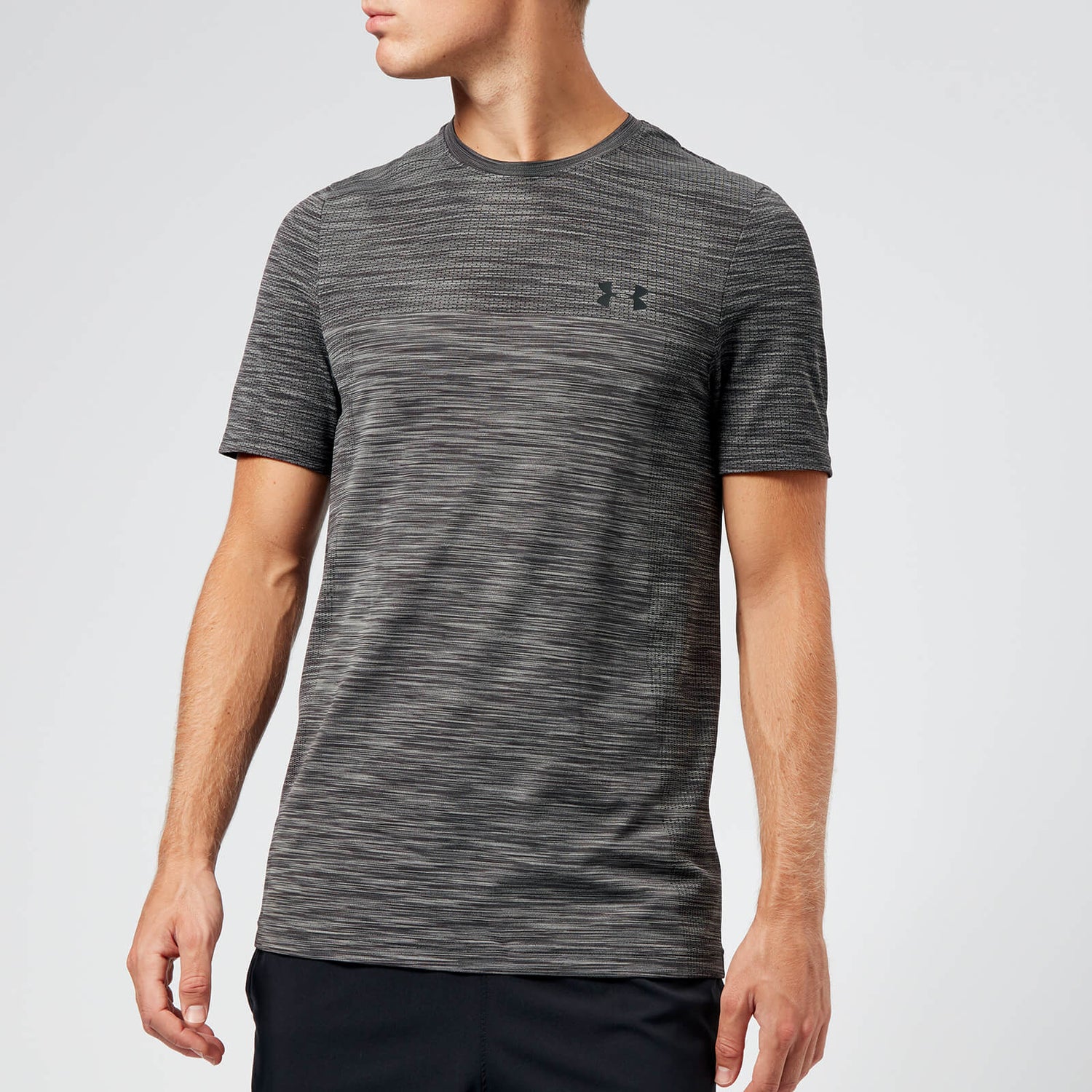 Under Armour Men s Vanish Seamless Short Sleeve Top Charcoal
