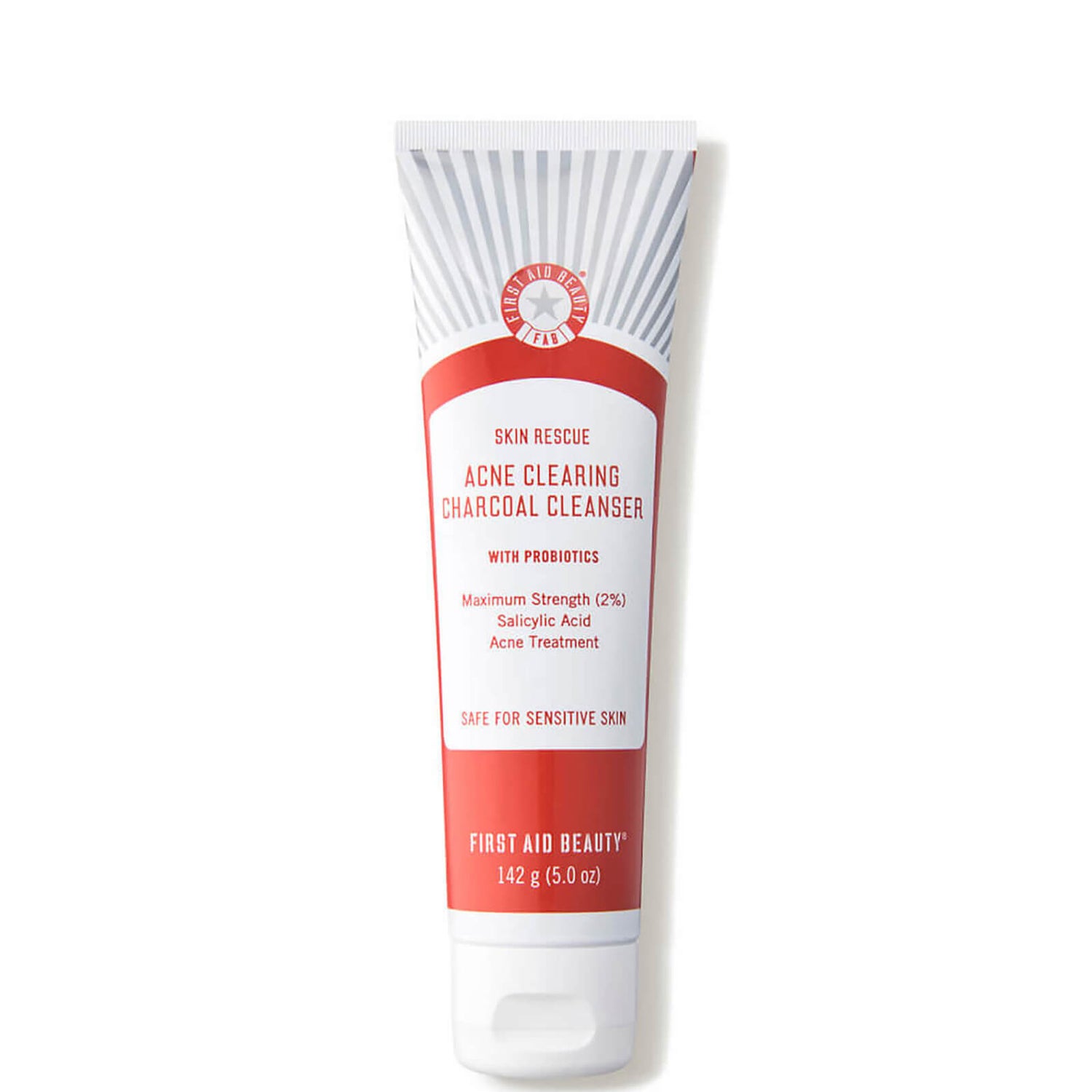 First Aid Beauty Skin Rescue Acne Clearing Charcoal Cleanser With
