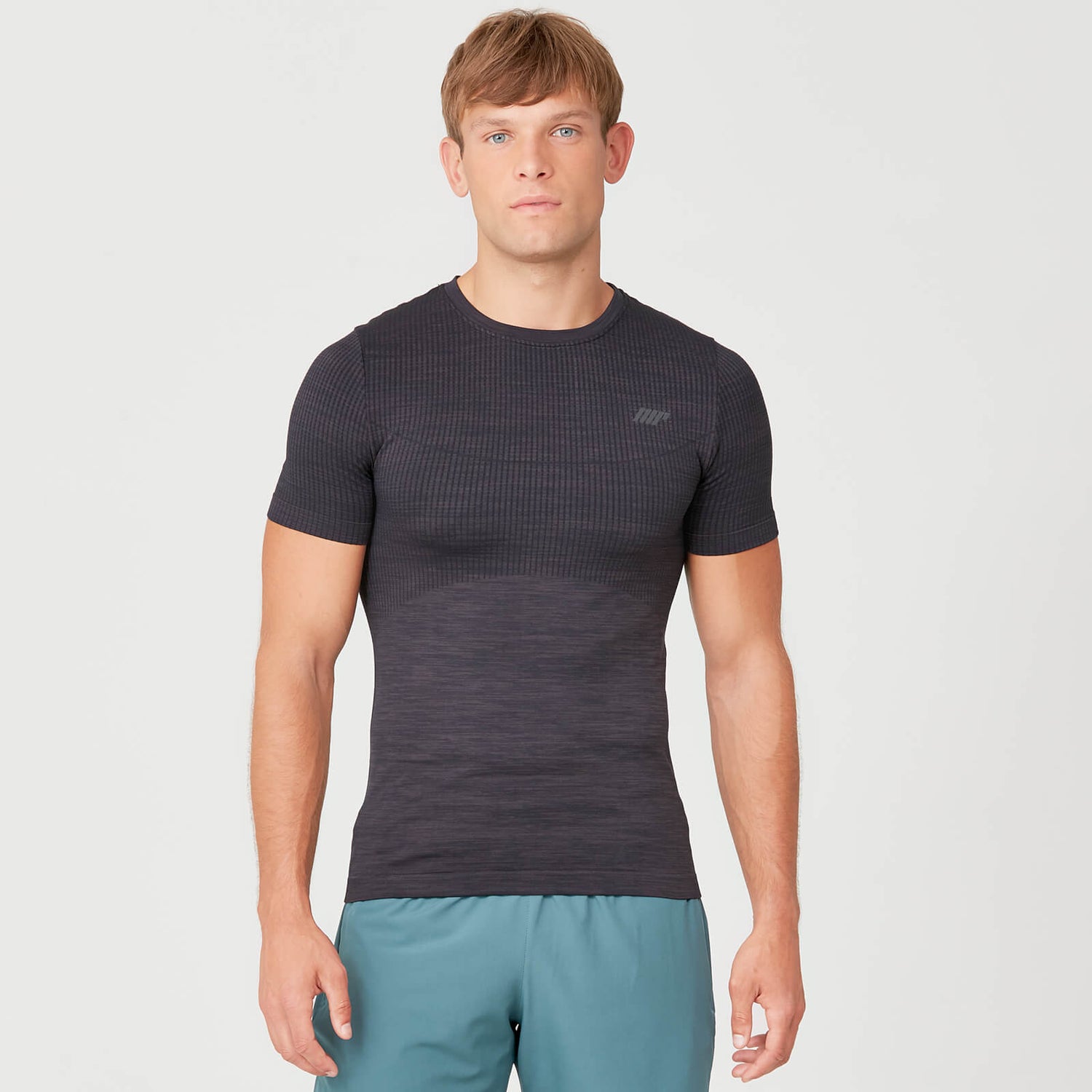 Buy Men's Seamless Gym T-Shirt | Slate 
