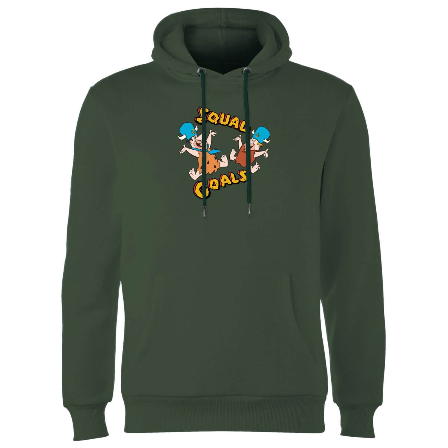 The Flintstones Squad Goals Hoodie Forest Green Clothing Zavvi
