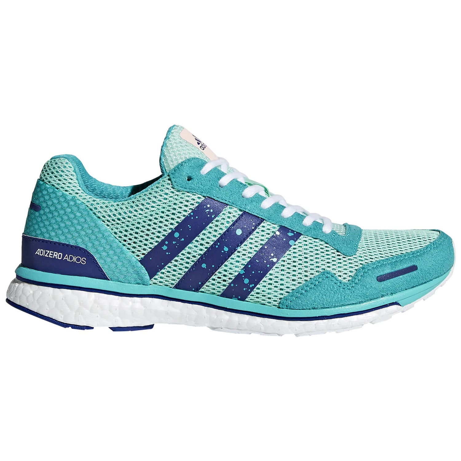 zuiverheid influenza Bounty adidas Women's Adizero Adios 3 Running Shoes - Aqua | ProBikeKit.com