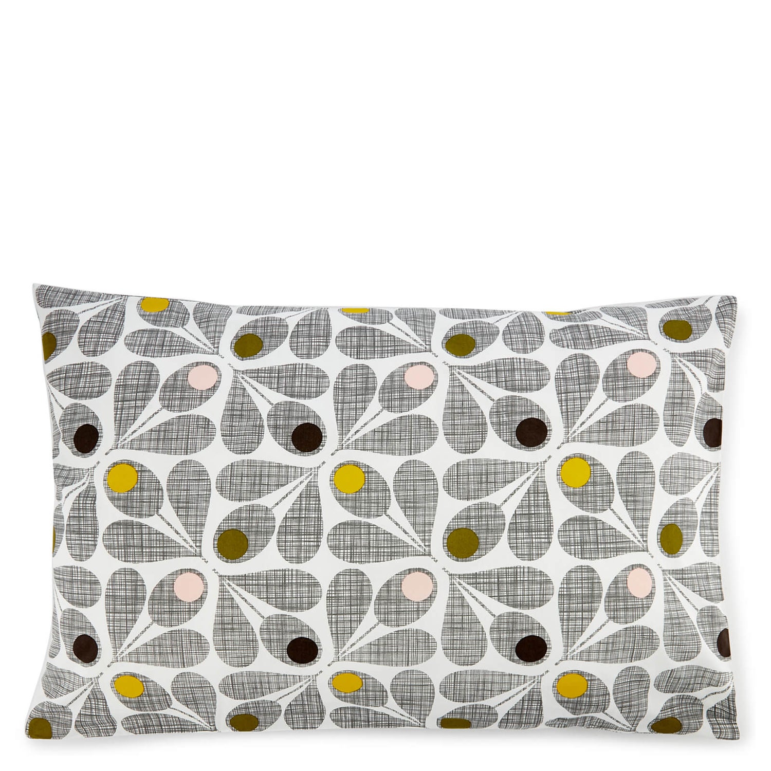 Orla Kiely Acorn Cup Pillowcase Pair Slate