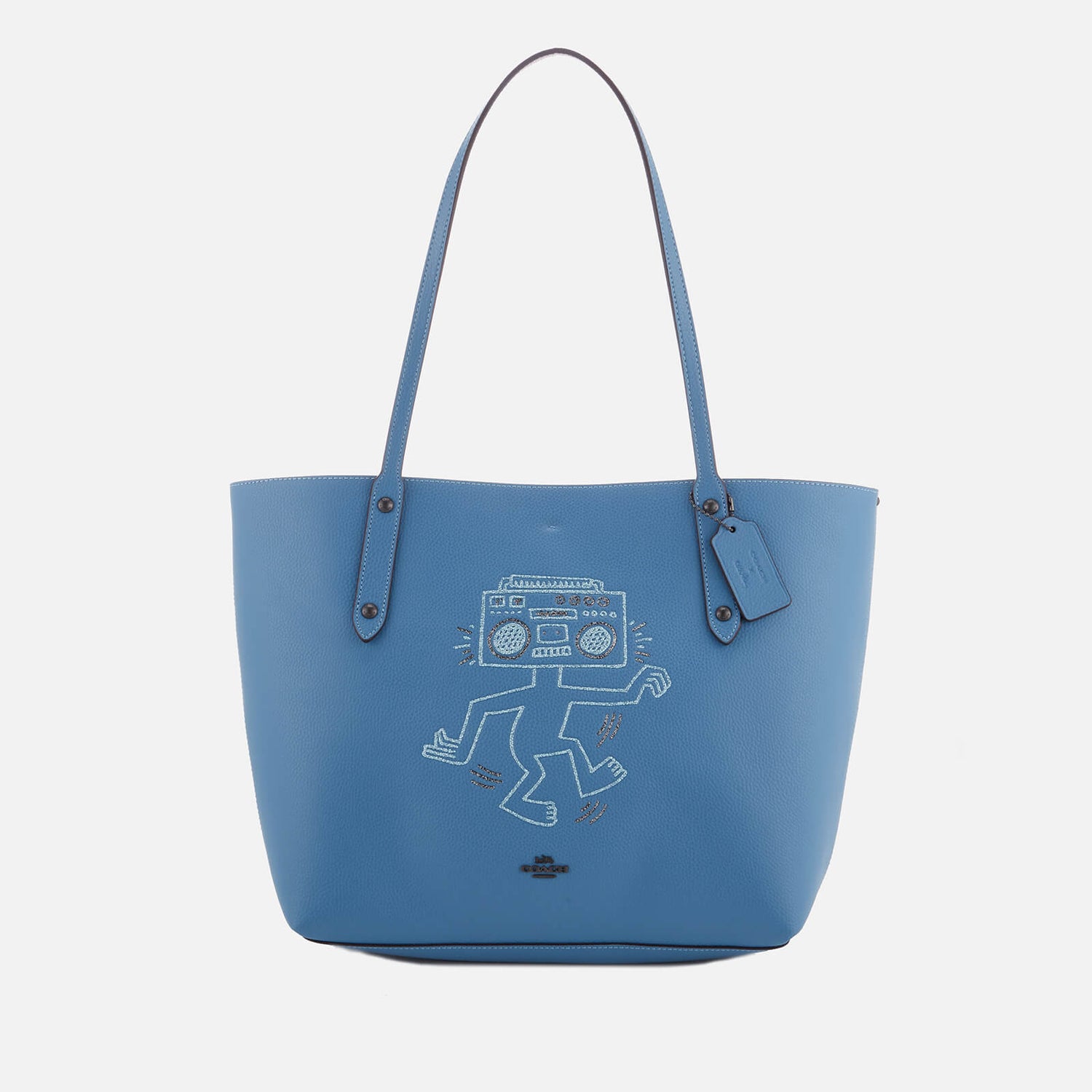 Coach keith haring market tote clearance